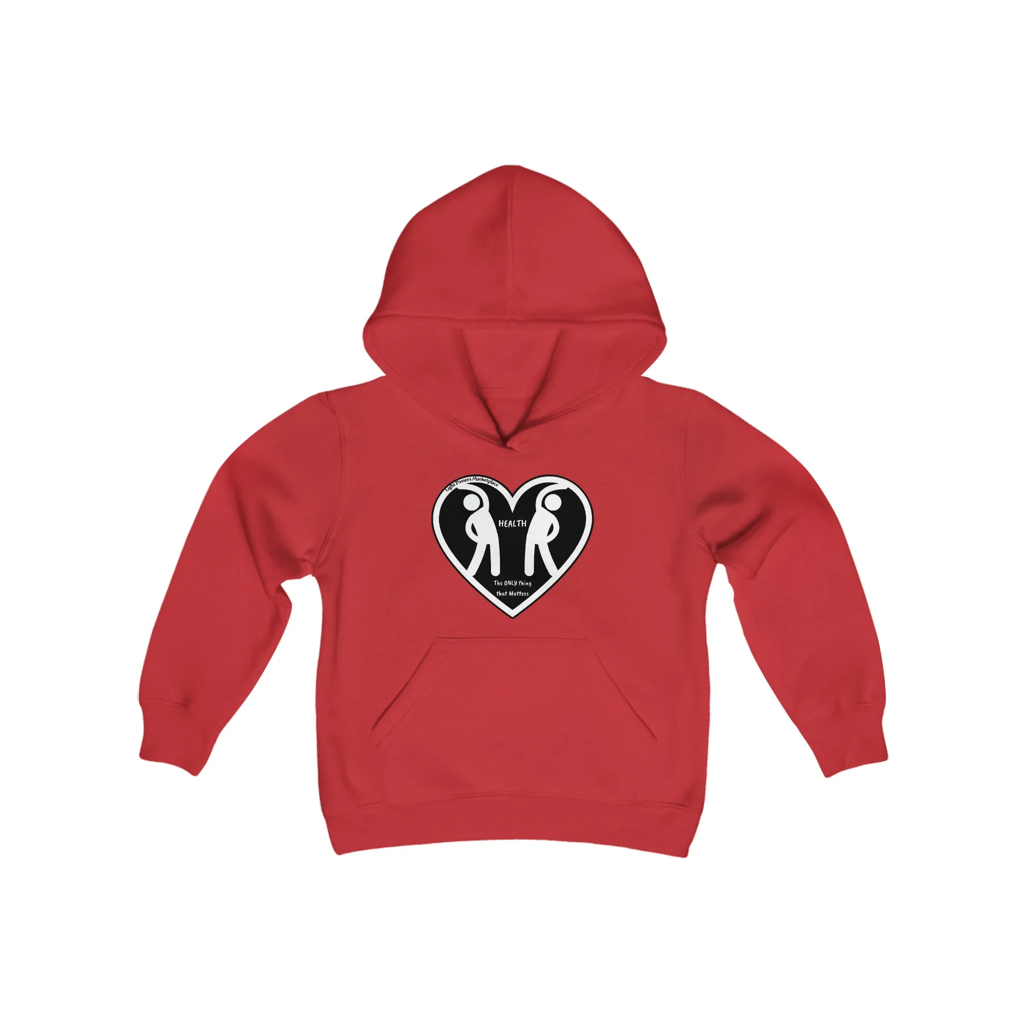 Health 2 Figures Stretch Youth Hoodie
