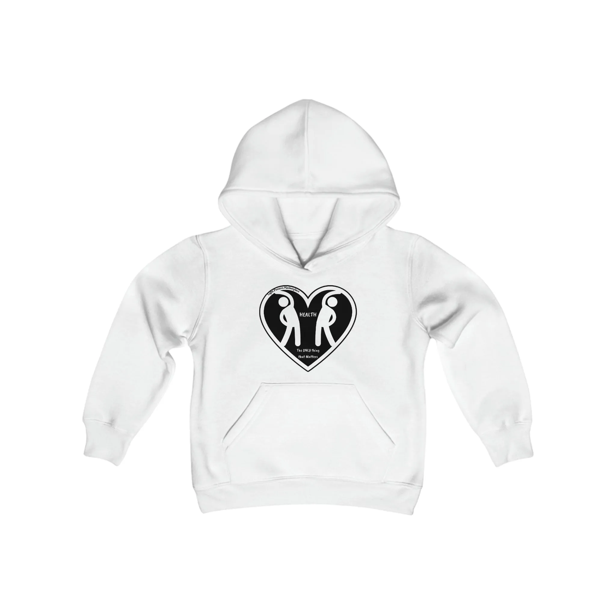 Health 2 Figures Stretch Youth Hoodie