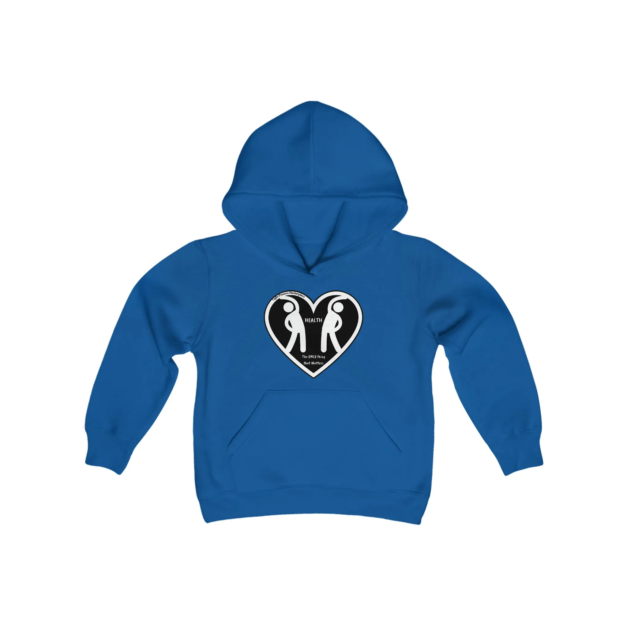 Health 2 Figures Stretch Youth Hoodie