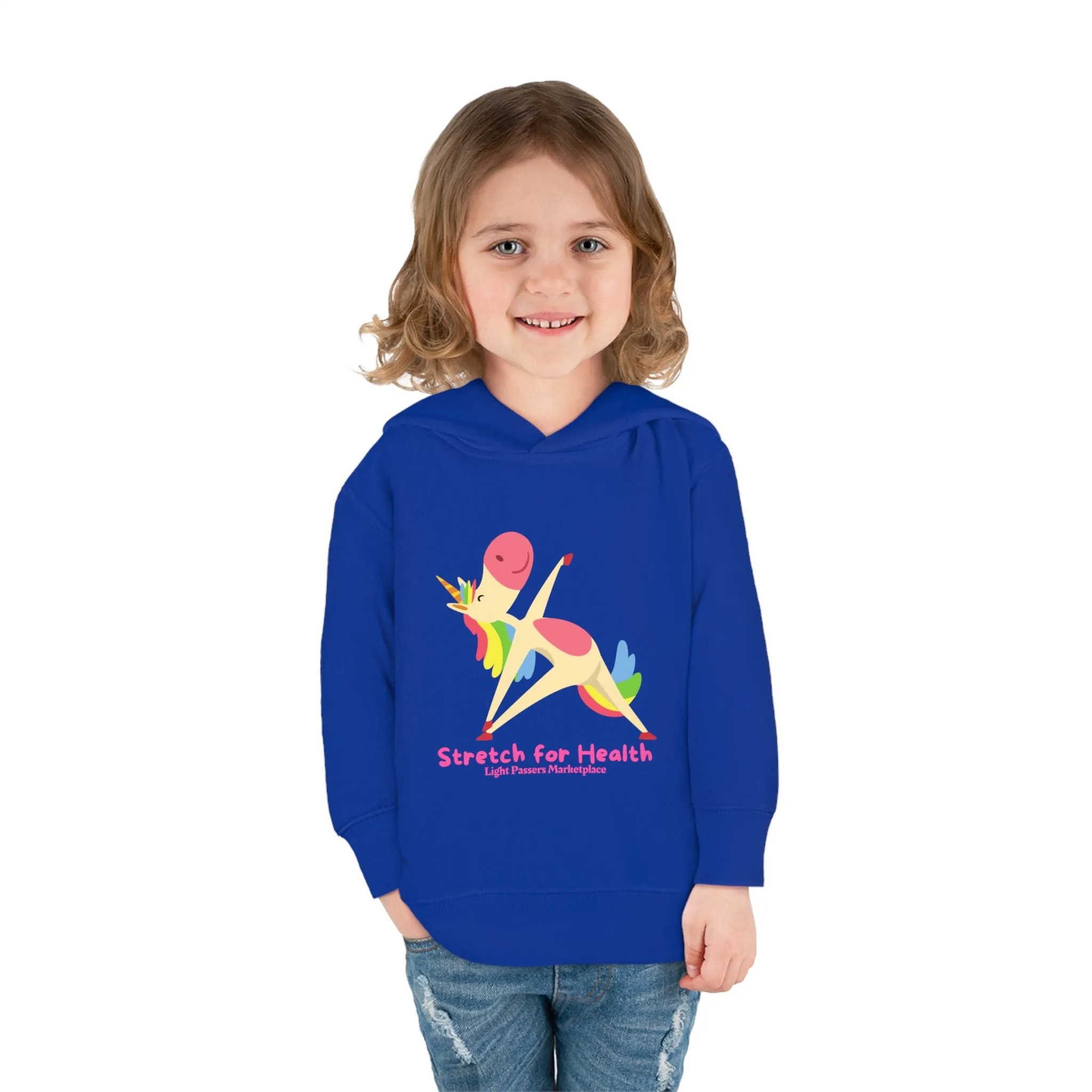Health Yoga Unicorn Stretch Toddler Hoodie