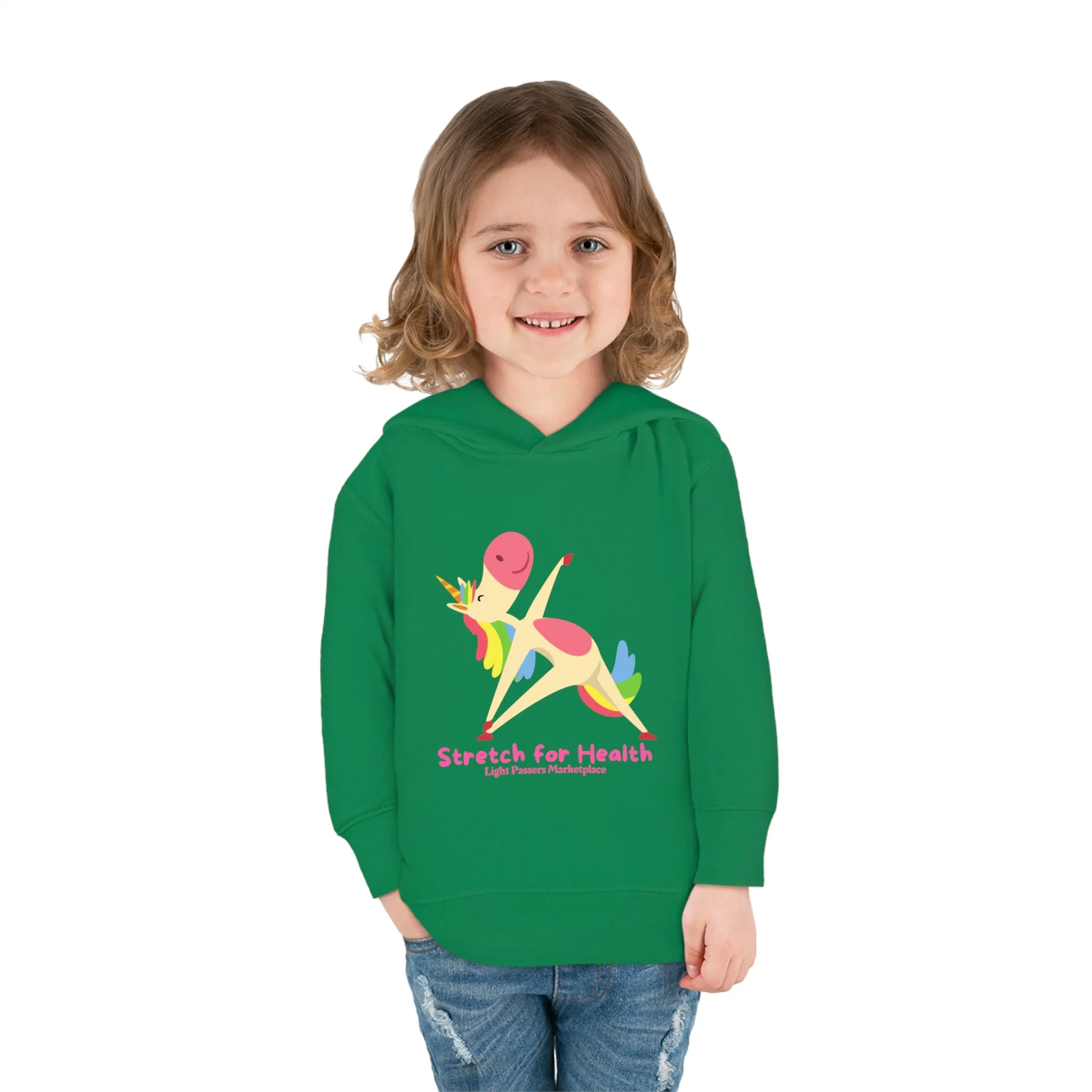 Health Yoga Unicorn Stretch Toddler Hoodie