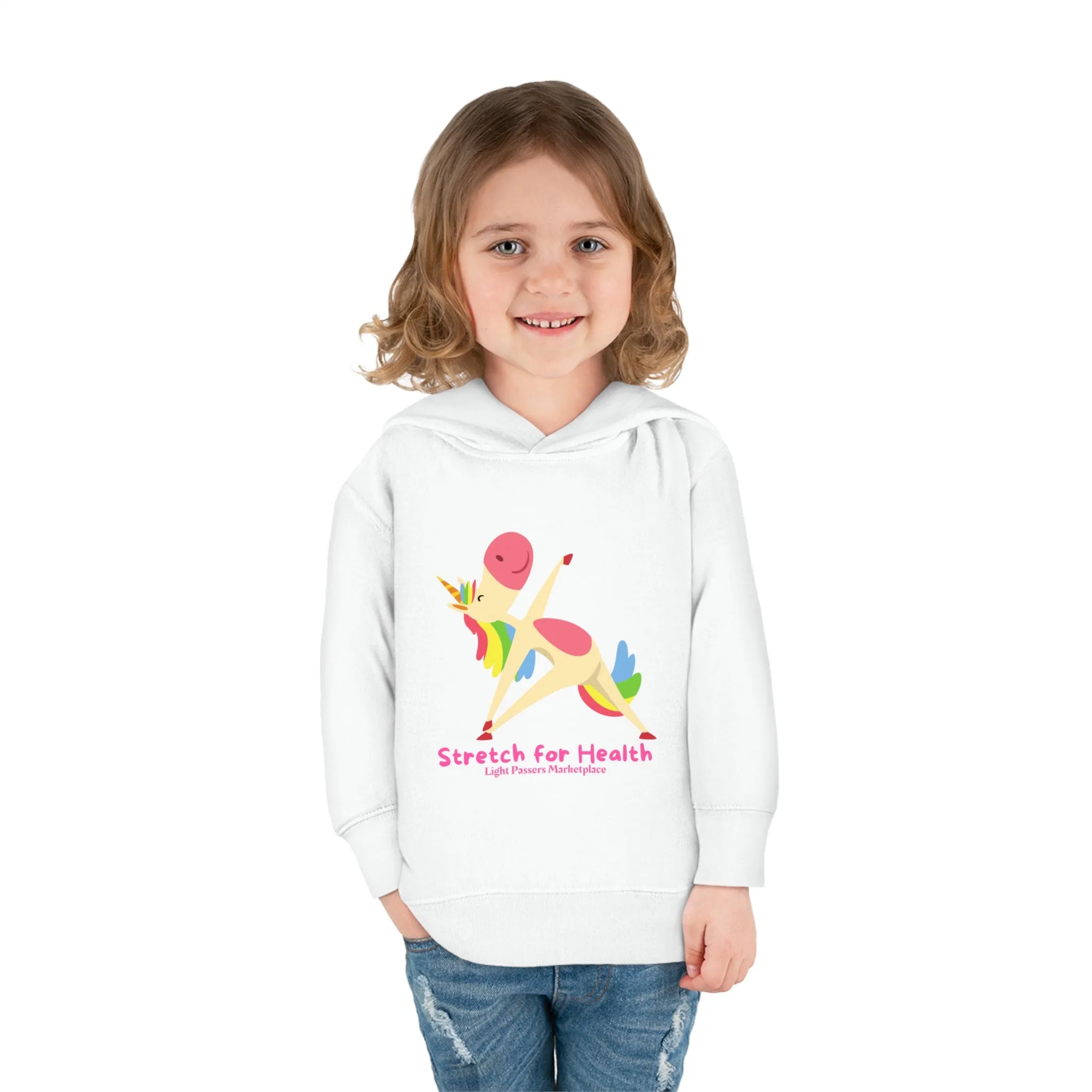 Health Yoga Unicorn Stretch Toddler Hoodie