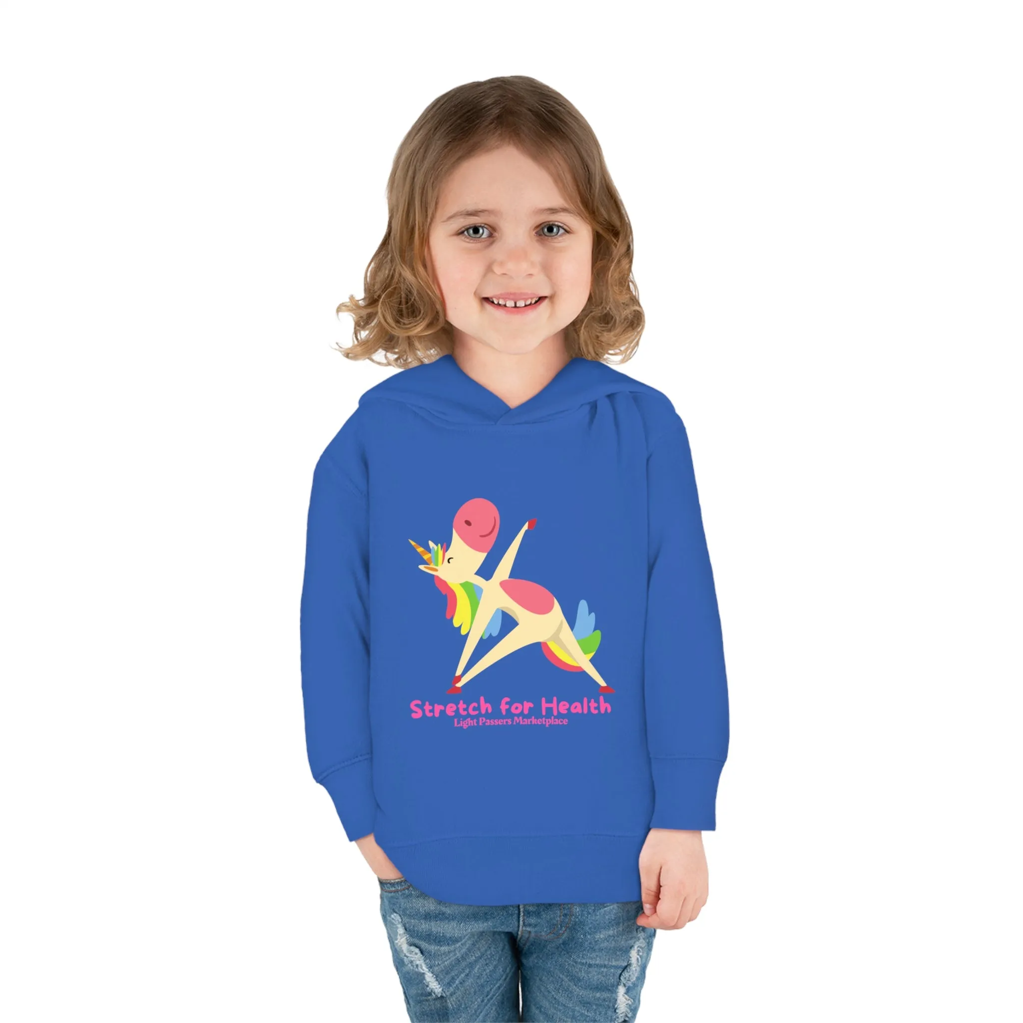 Health Yoga Unicorn Stretch Toddler Hoodie