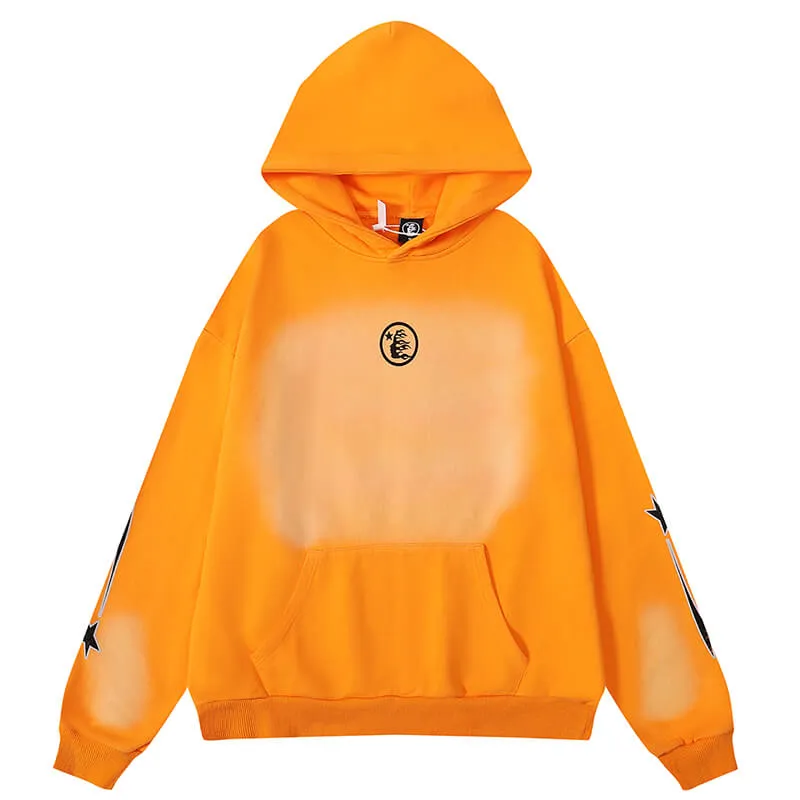 Hellstar Fire Hoodie Orange