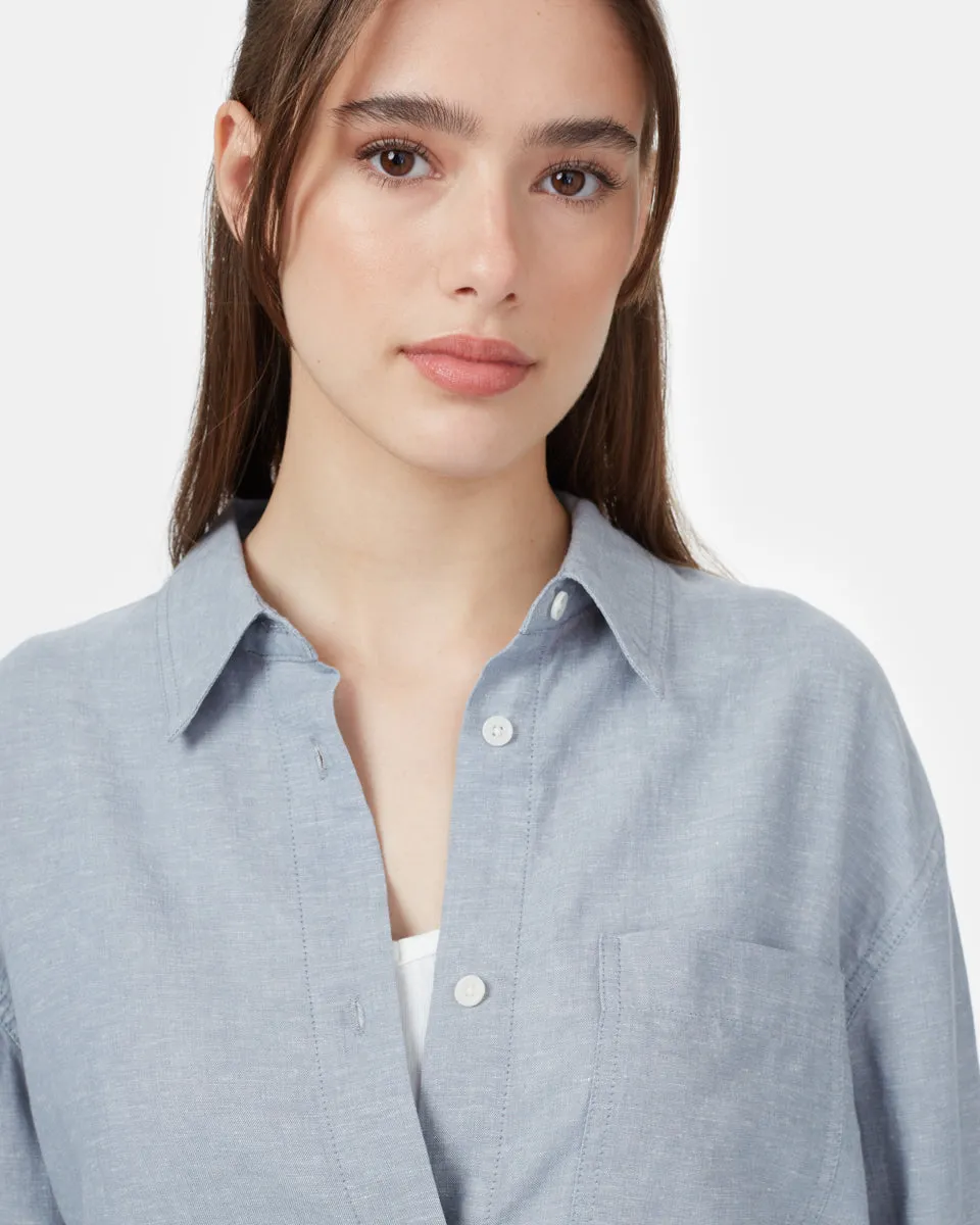 Hemp Button Front Shirt