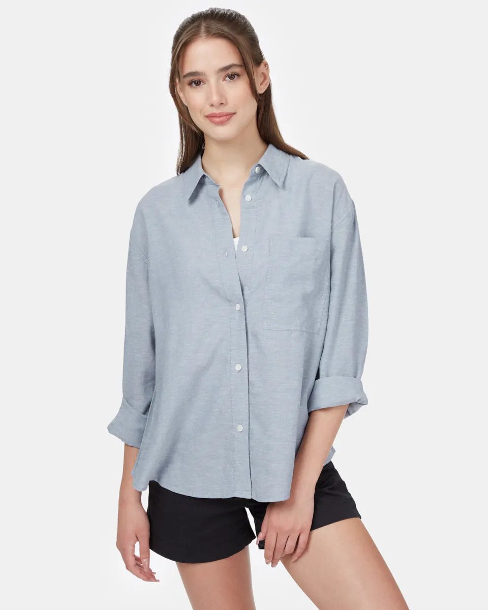 Hemp Button Front Shirt