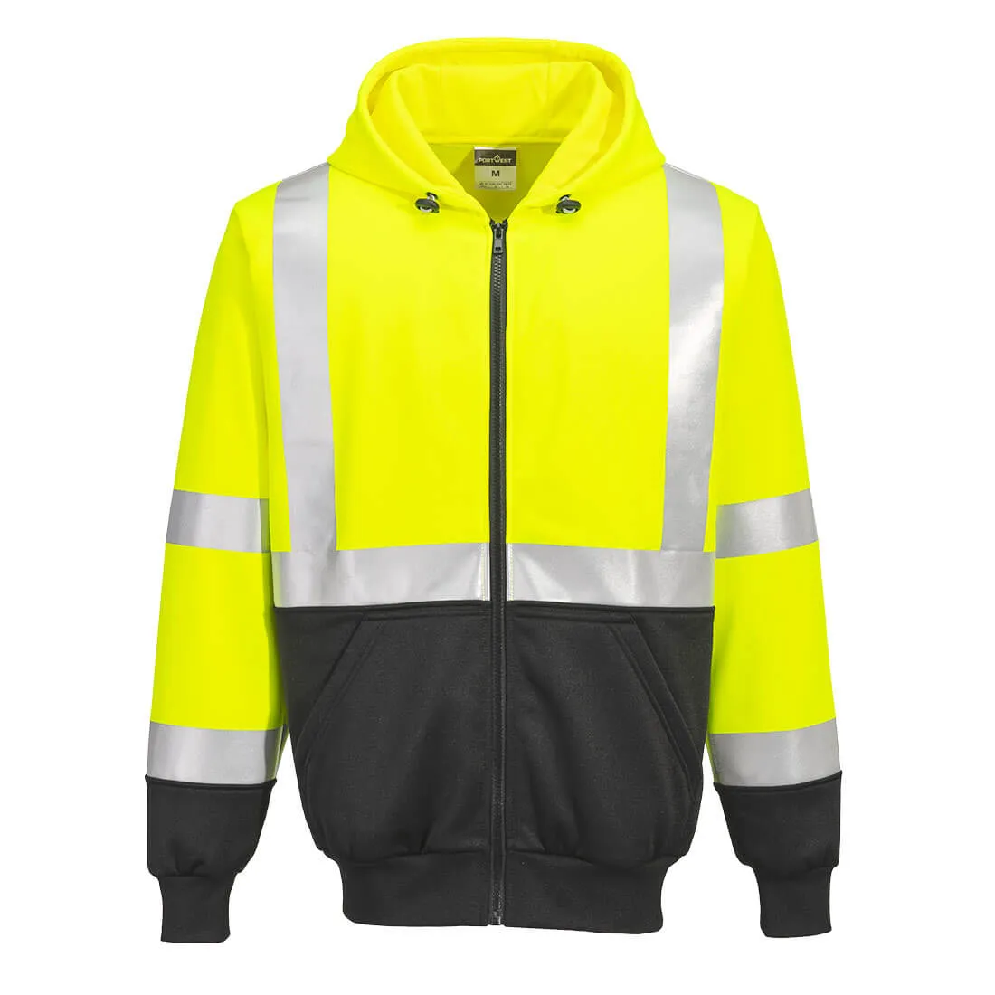 Hi-Vis Two-Tone Zipped Hoodie