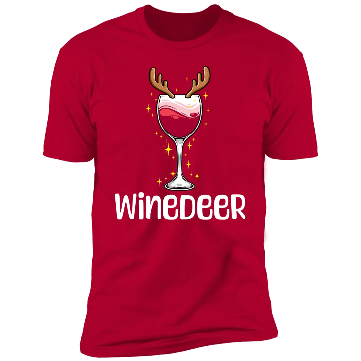 Holiday Cheers Tee Set: WineDeer & ReinBeer