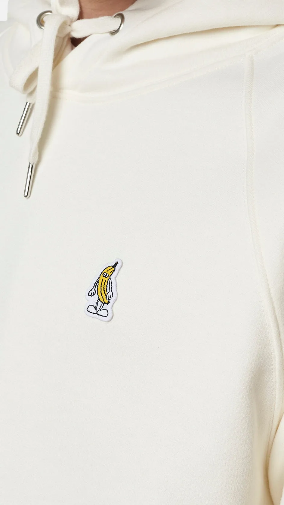 HOODIE BANANA BLANCO ROTO