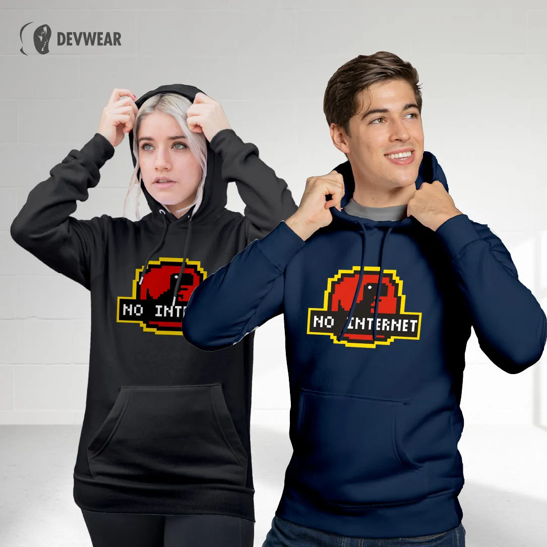 HOODIE NO INTERNET GEEK DEVELOPER