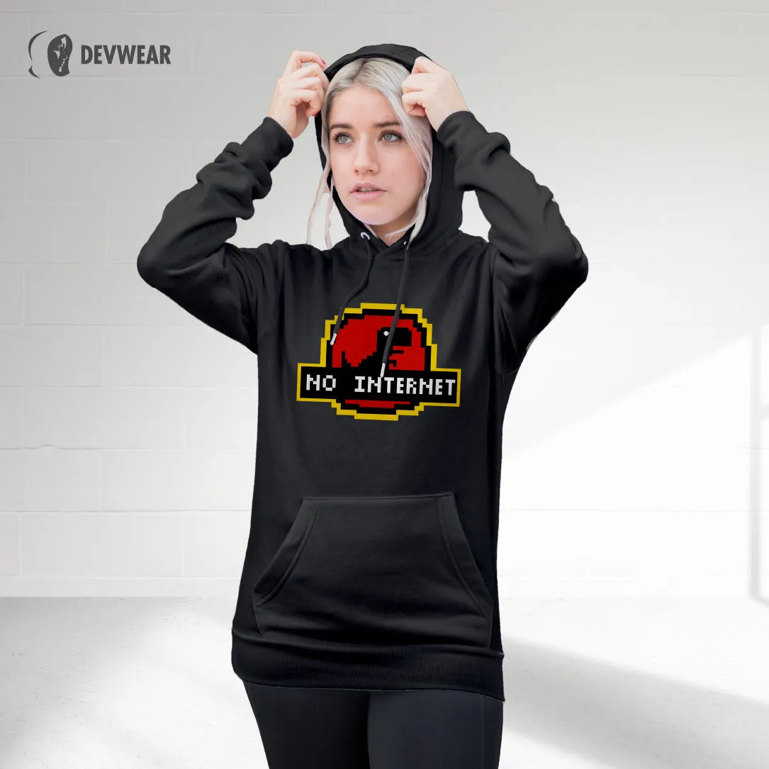 HOODIE NO INTERNET GEEK DEVELOPER