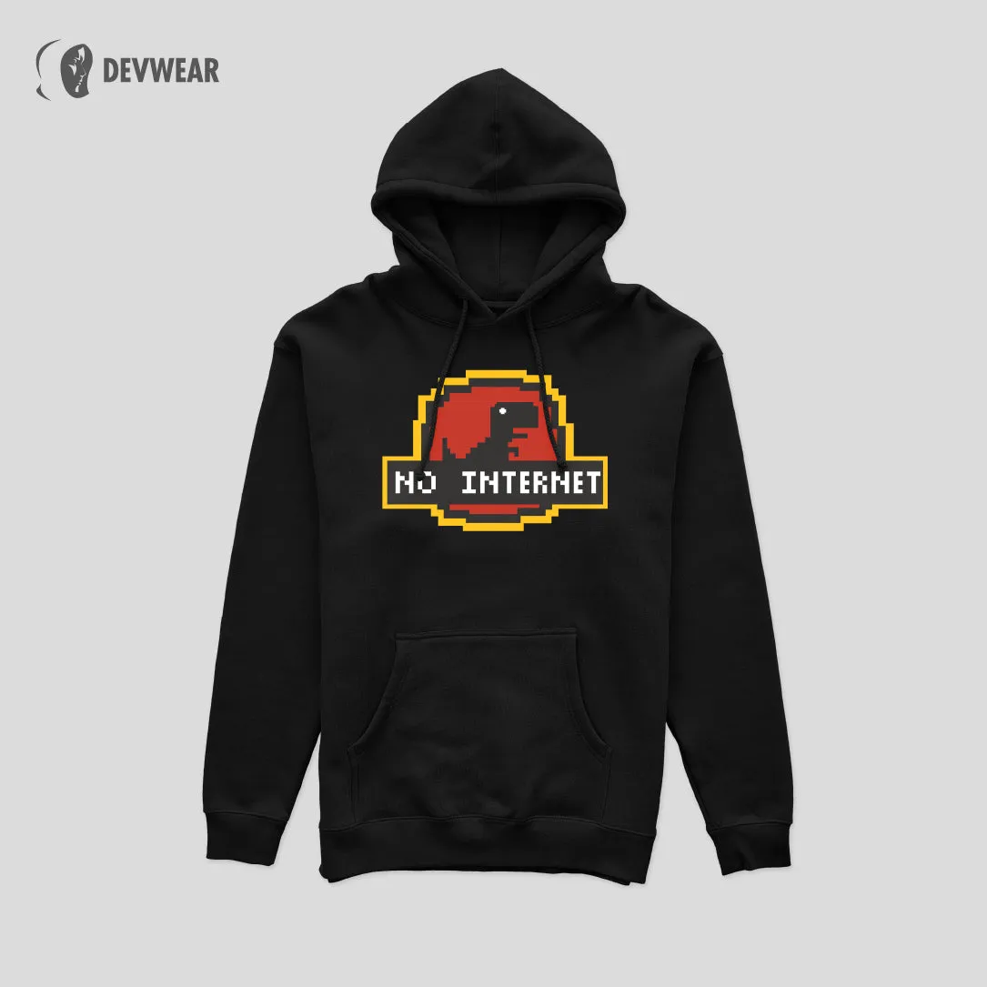 HOODIE NO INTERNET GEEK DEVELOPER