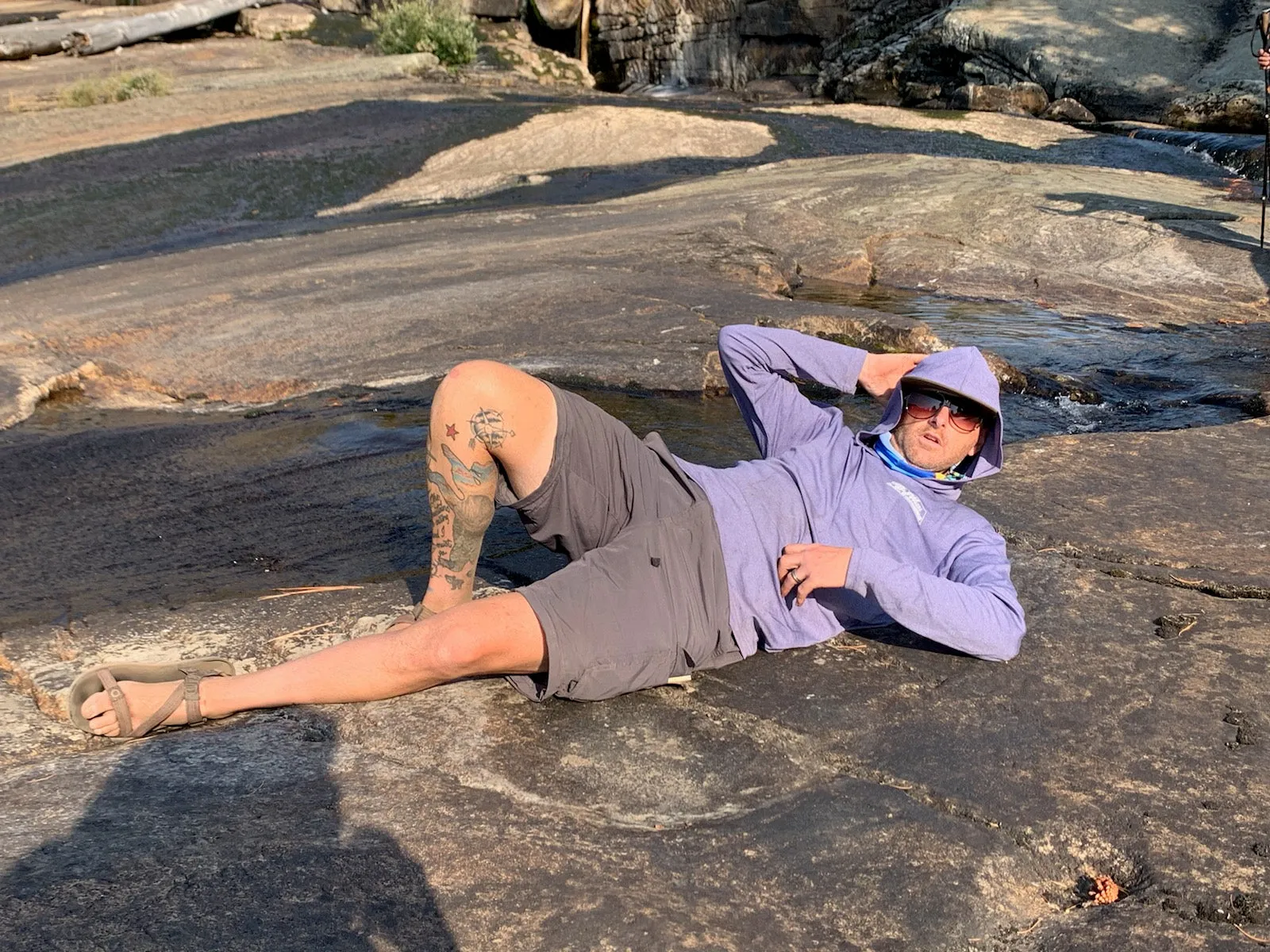 Huckleberry Purple Sun Hoodie Pro