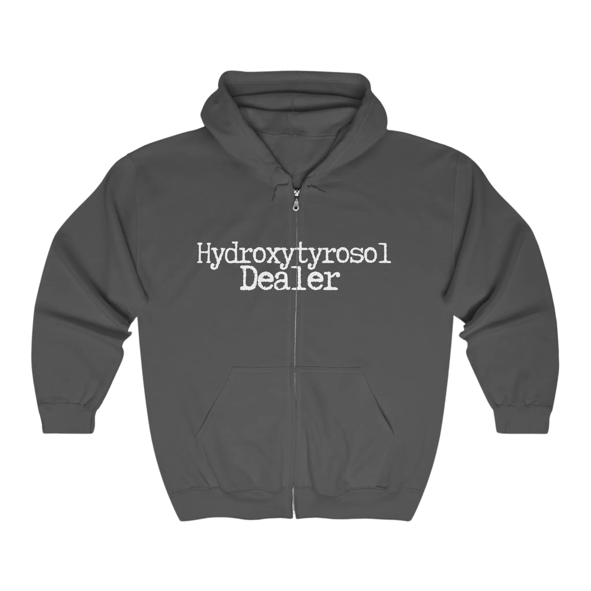 Hydroxytyrosol dealer / Olive tree consultant / Unisex Heavy Blend™ Full Zip Hooded Sweatshirt