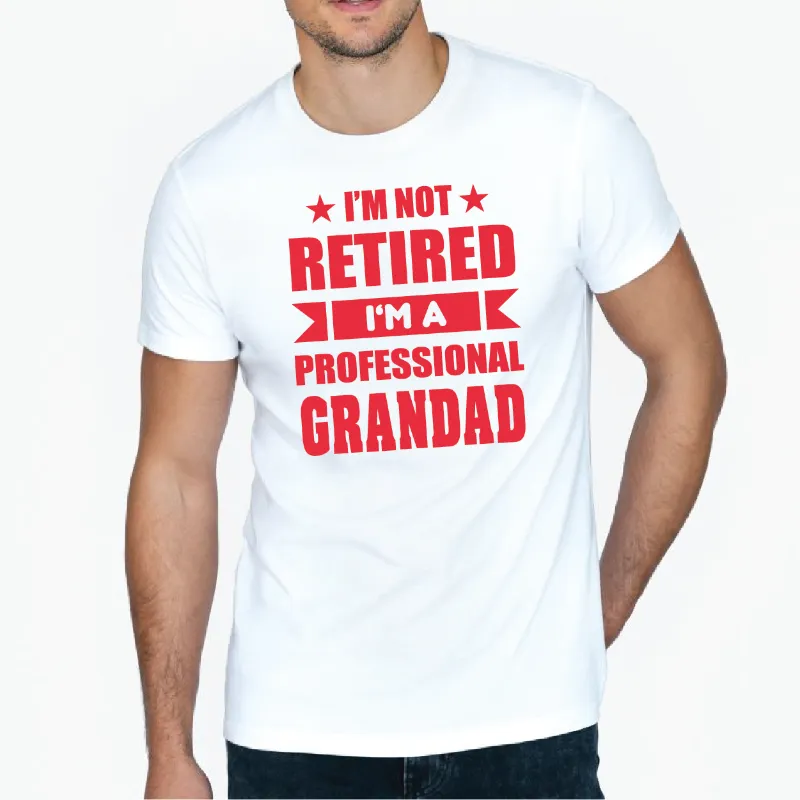 I am not retired I am a professional Grandad T-shirt