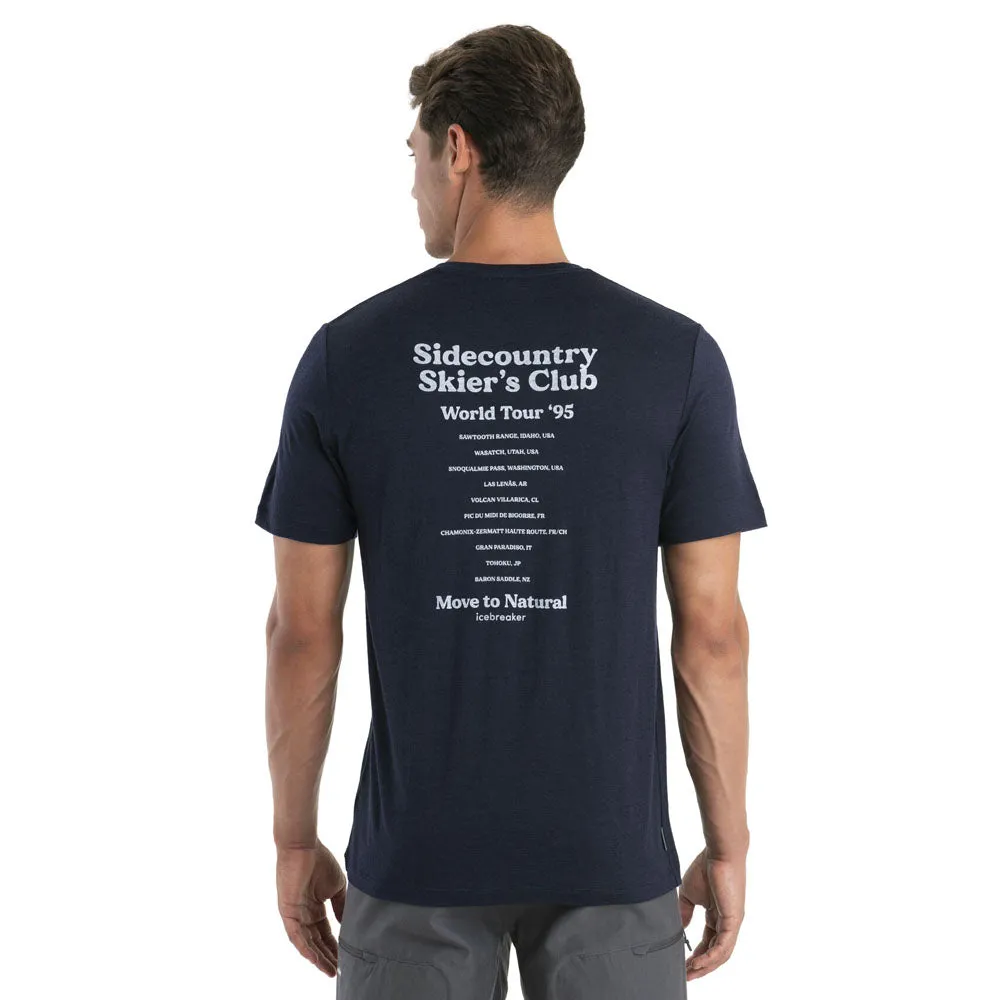 Icebreaker Men's Merino 150 Tech Lite II Short Sleeve Tee Sidecountry Skiers Club