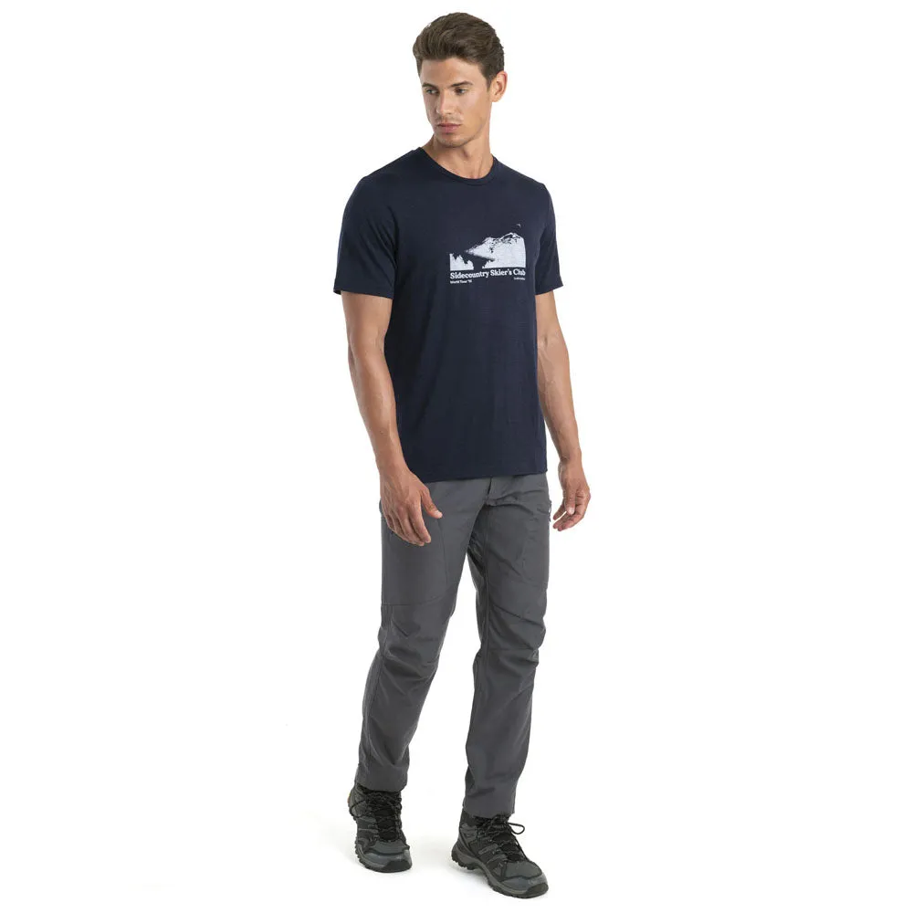 Icebreaker Men's Merino 150 Tech Lite II Short Sleeve Tee Sidecountry Skiers Club