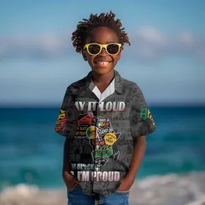 I'm Black and I'm Proud - Personalized African Kid Hawaiian Shirt DT02