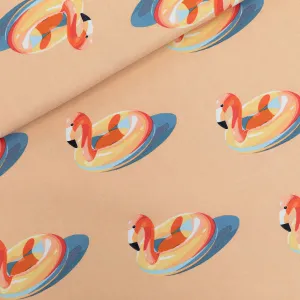 Inflatable Flamingos - Cotton French Terry