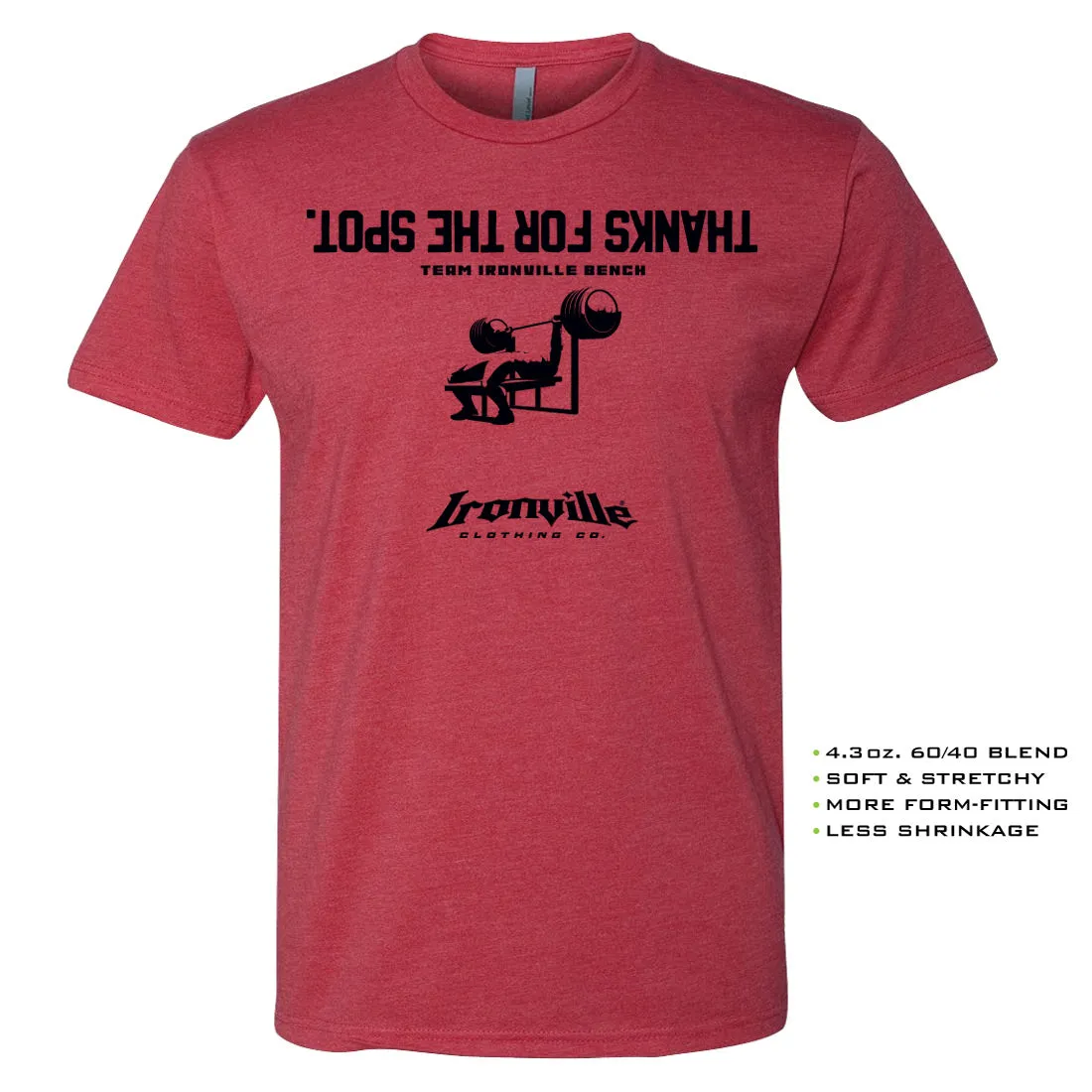 Ironville THANKS FOR THE SPOT Soft-Blend Gym T-shirt