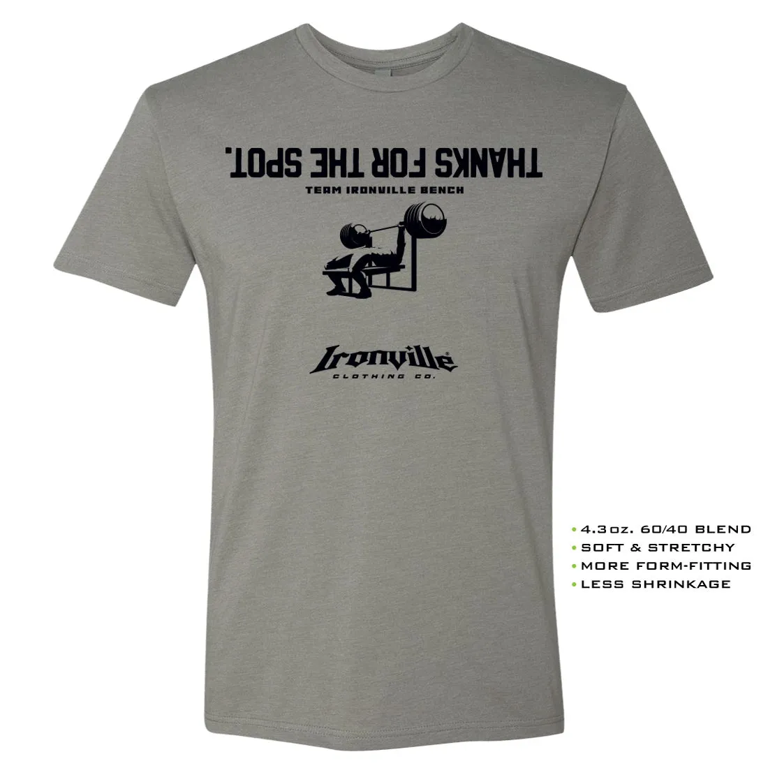 Ironville THANKS FOR THE SPOT Soft-Blend Gym T-shirt