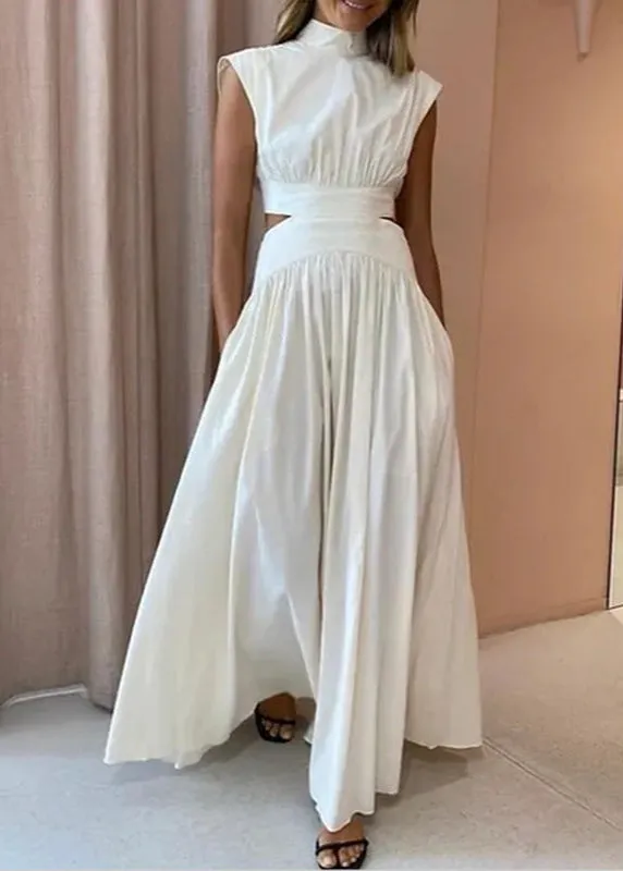 Isla Cut-Out Maxi Set – Sleeveless High-Neck Two-Piece
