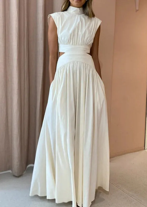 Isla Cut-Out Maxi Set – Sleeveless High-Neck Two-Piece