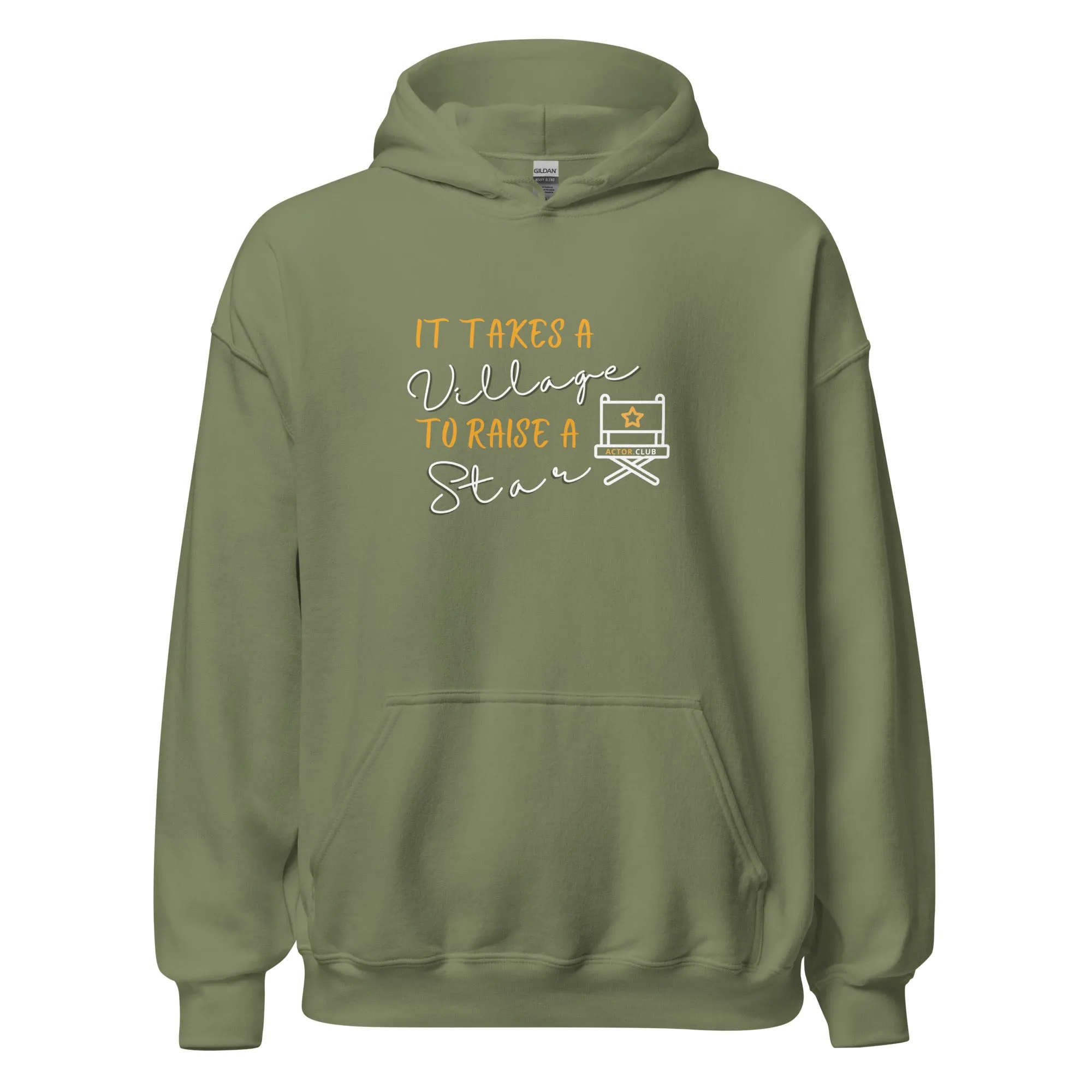 IT TAKES A VILLAGE TO RAISE A STAR Actor Entertainment Hoodie for Men