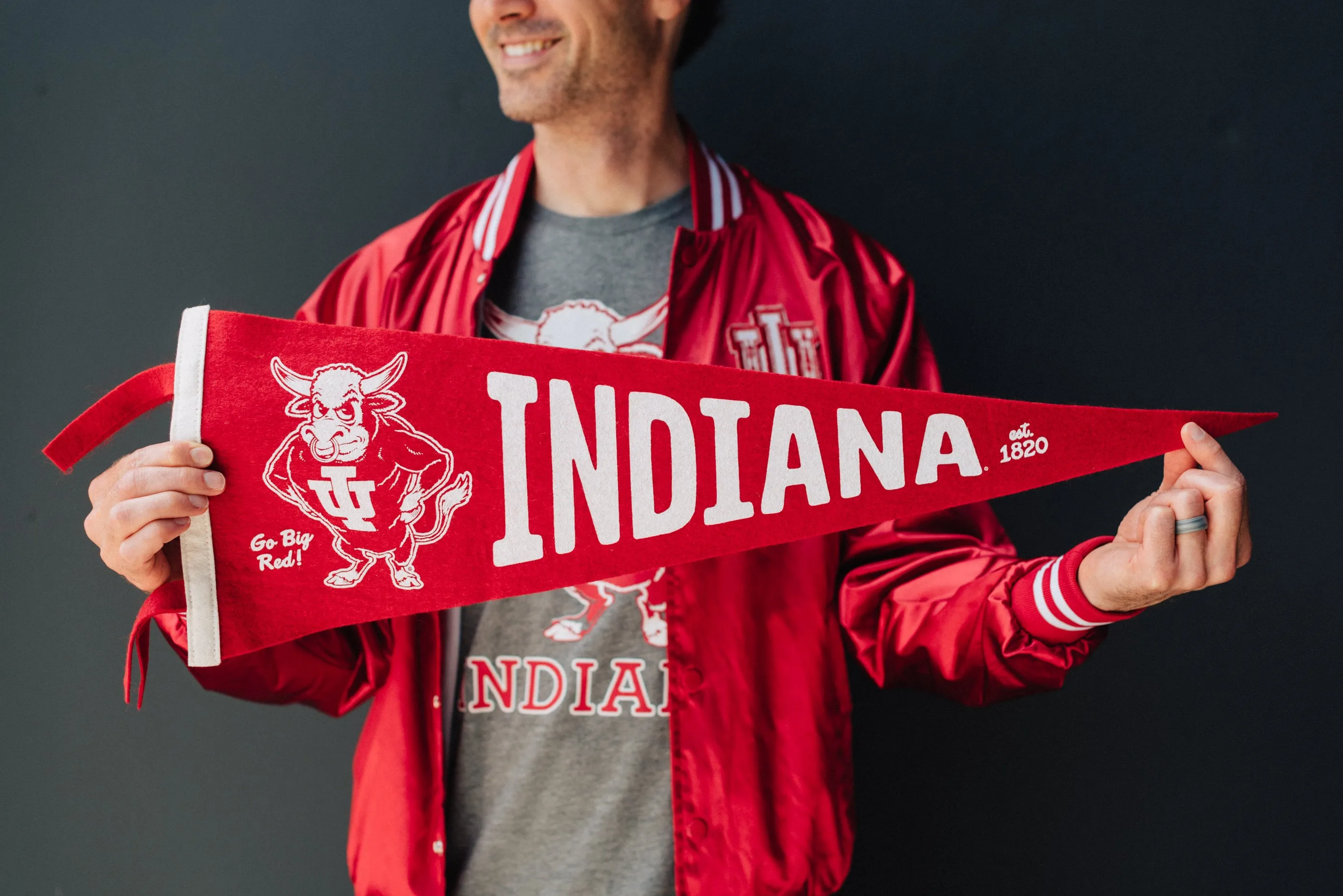 IU Bison Felt Pennant