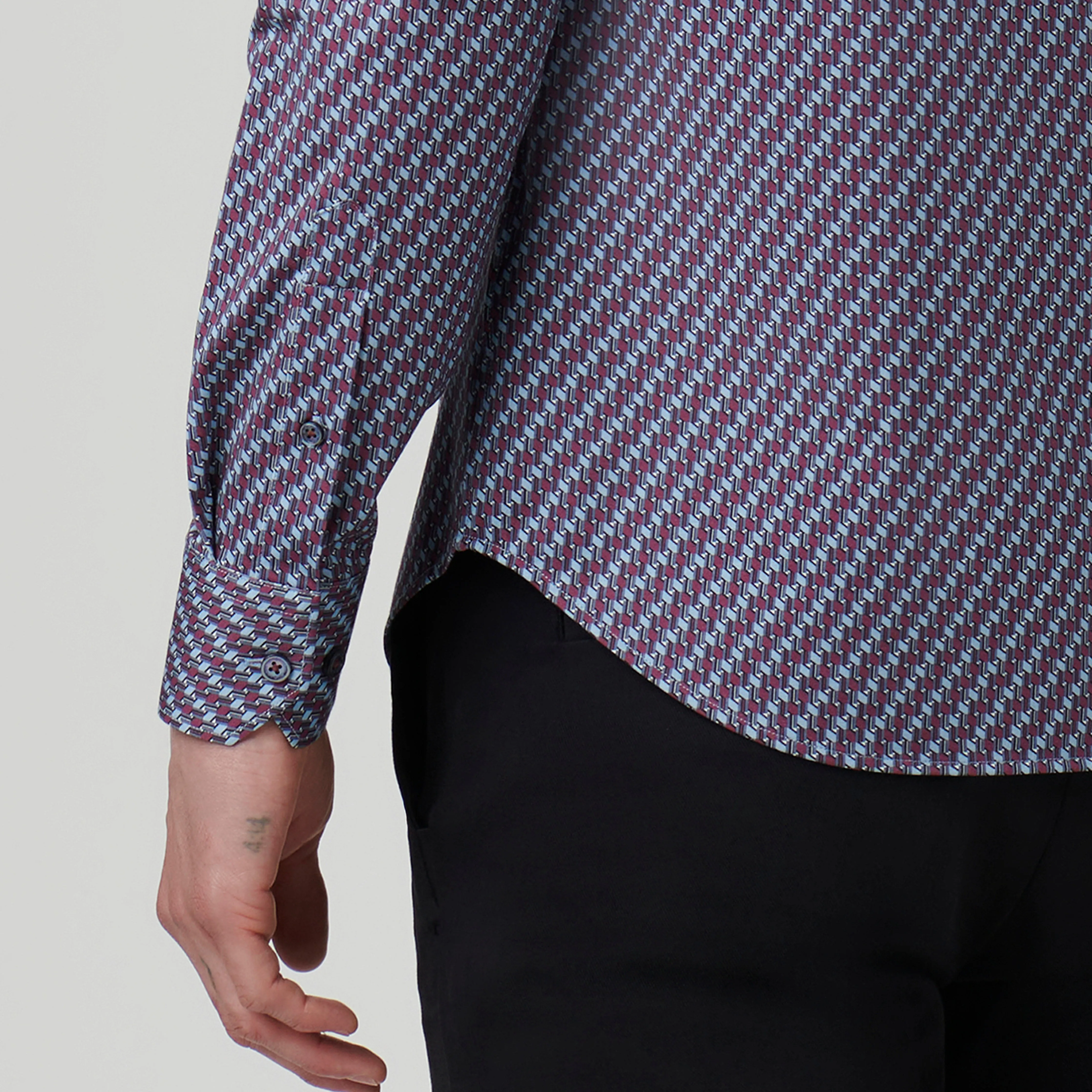 James Illusion Print OoohCotton Shirt