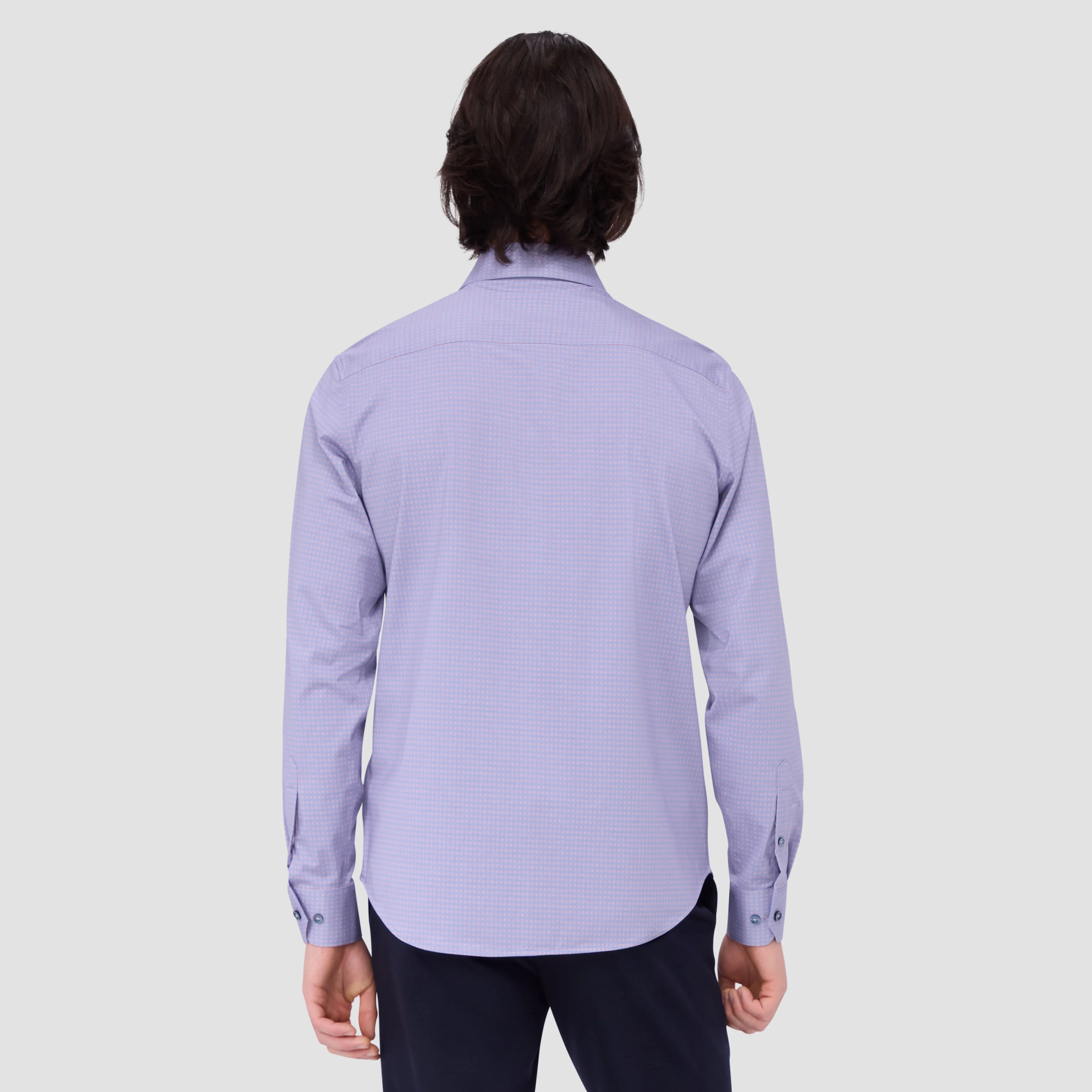 Jimmy Double Sided Geometric/Solid OoohCotton Shirt