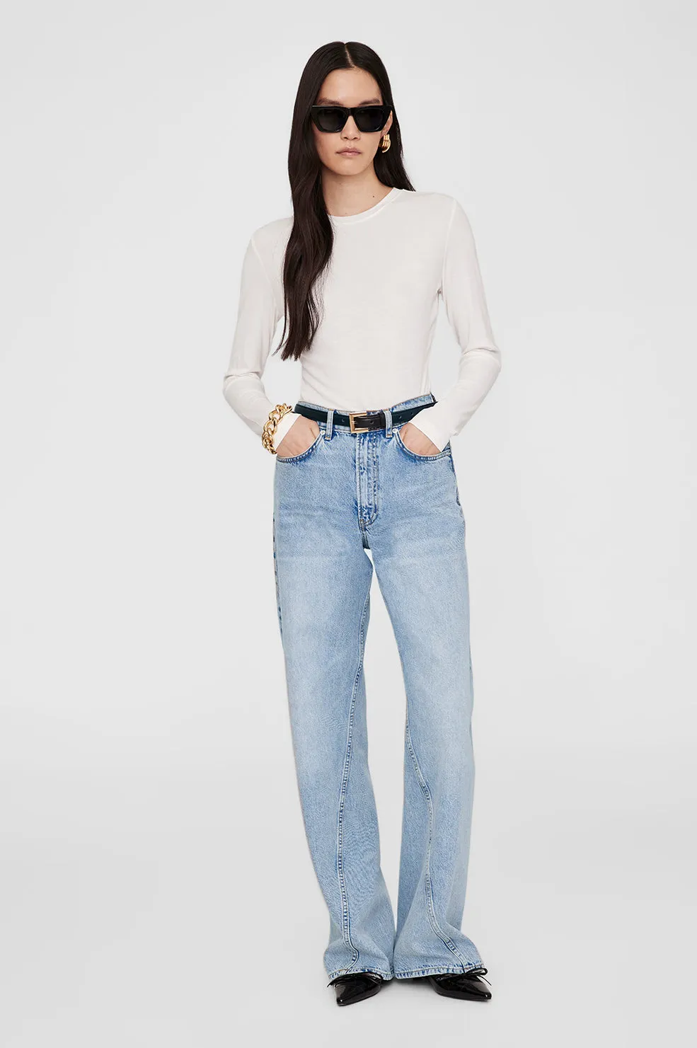 Jo Long Sleeve Tee - Off White