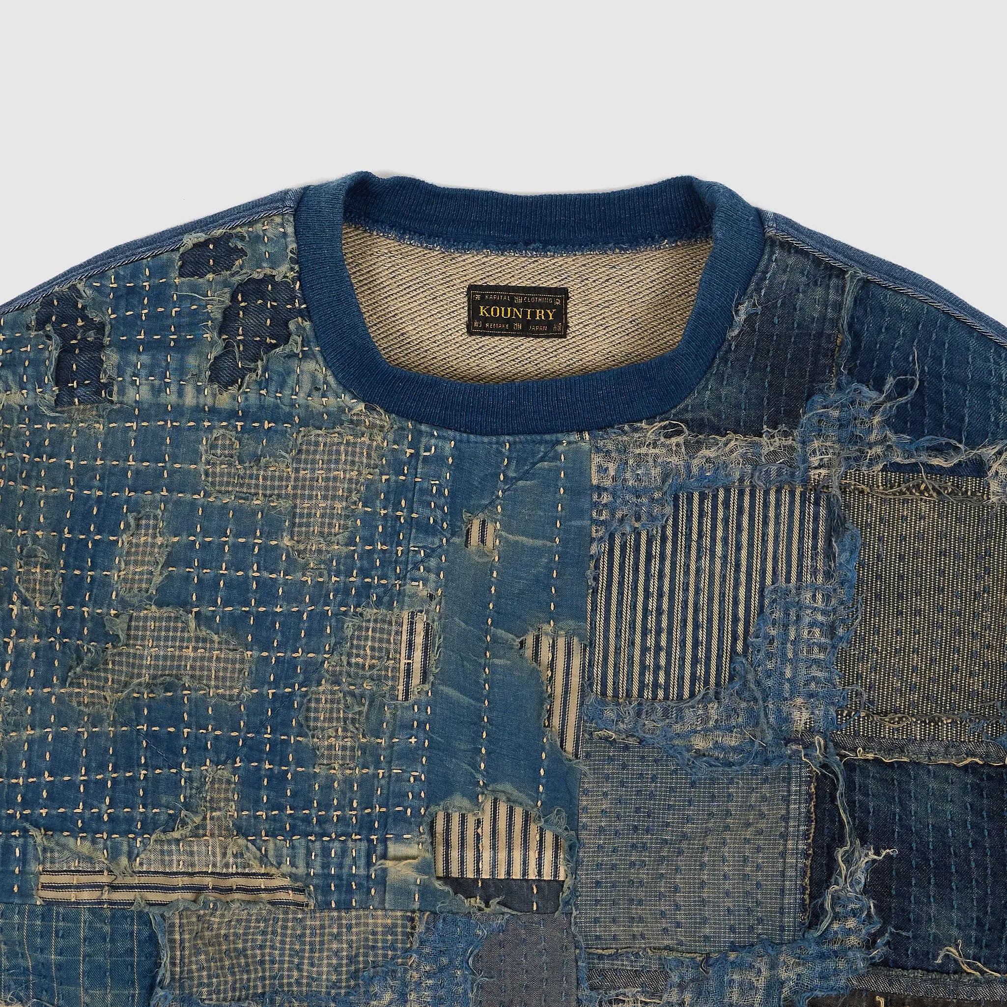 Kapital Distressed Boro Sweat Jacket