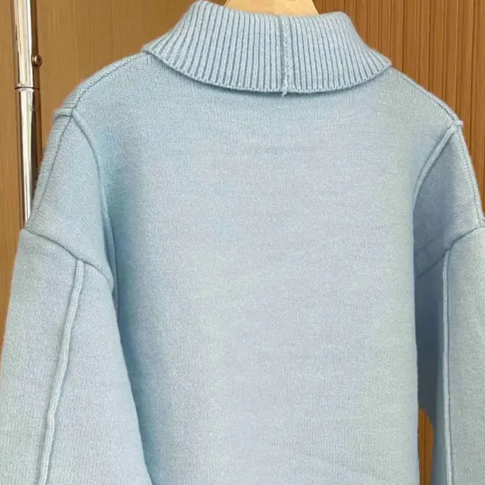 Kayla - elegant crochet sweater for women