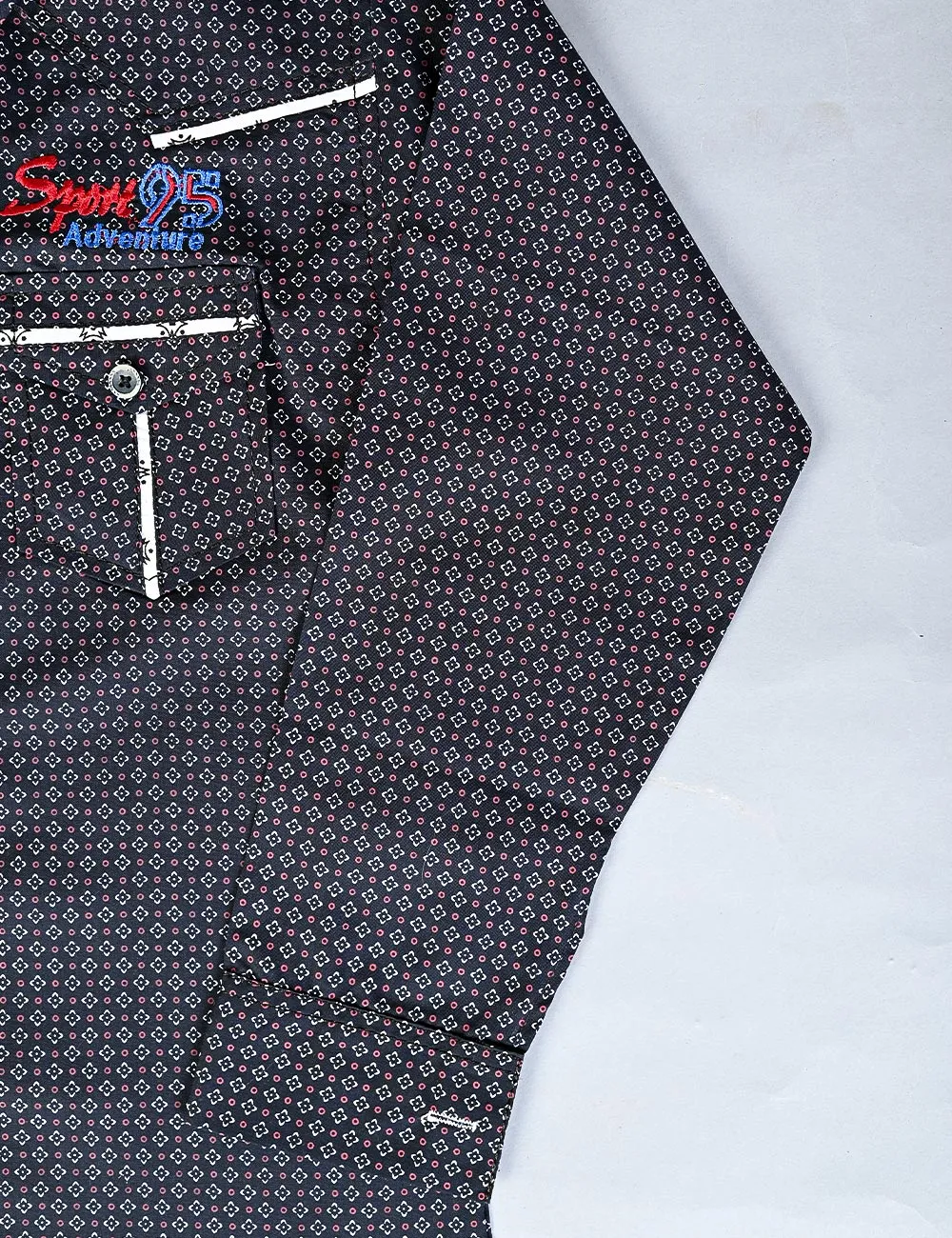 KBS-04-Black - Kids Boys Shirts