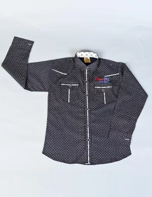 KBS-04-Black - Kids Boys Shirts