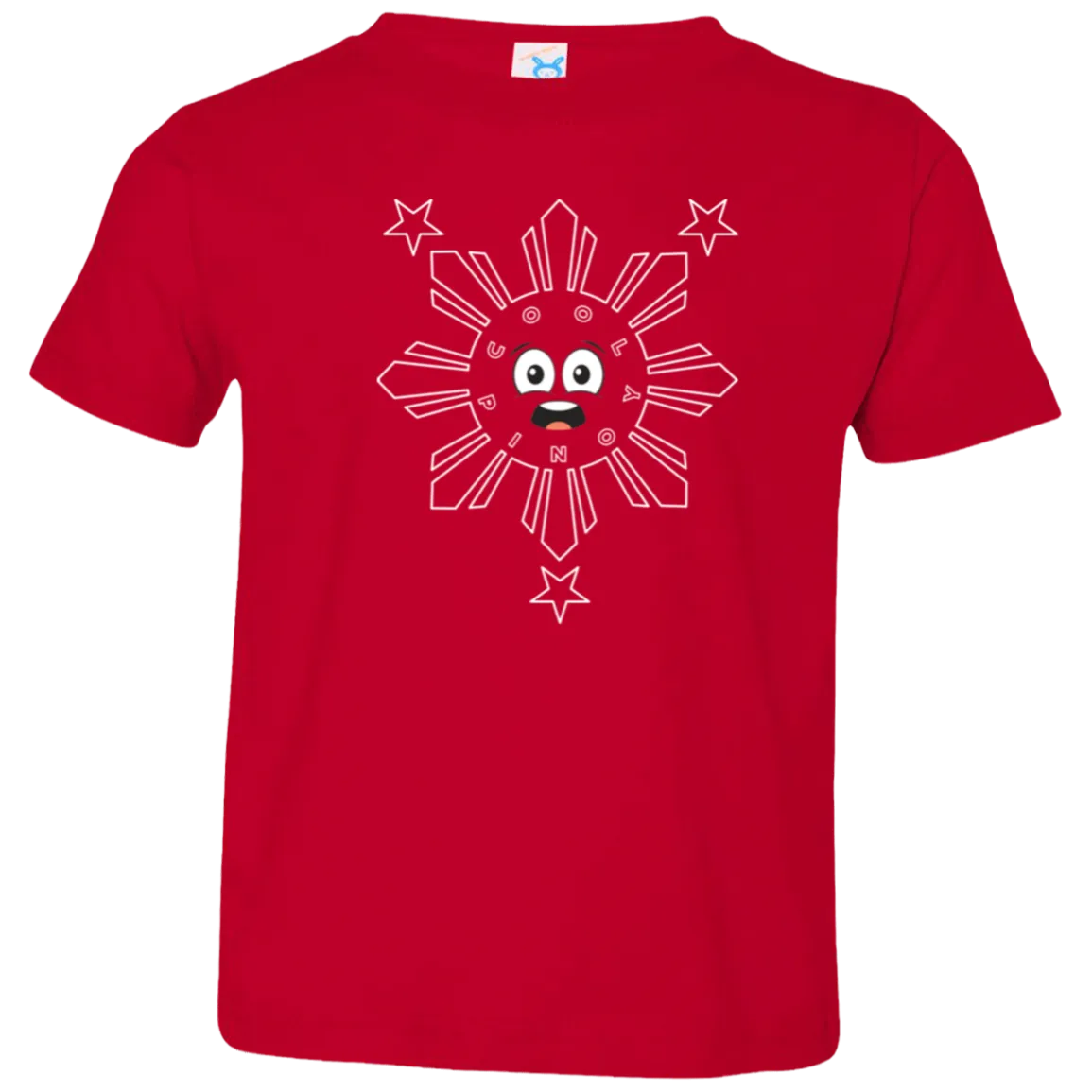 Kids CoolPinoy Sun and Stars Toddler Jersey T-Shirt