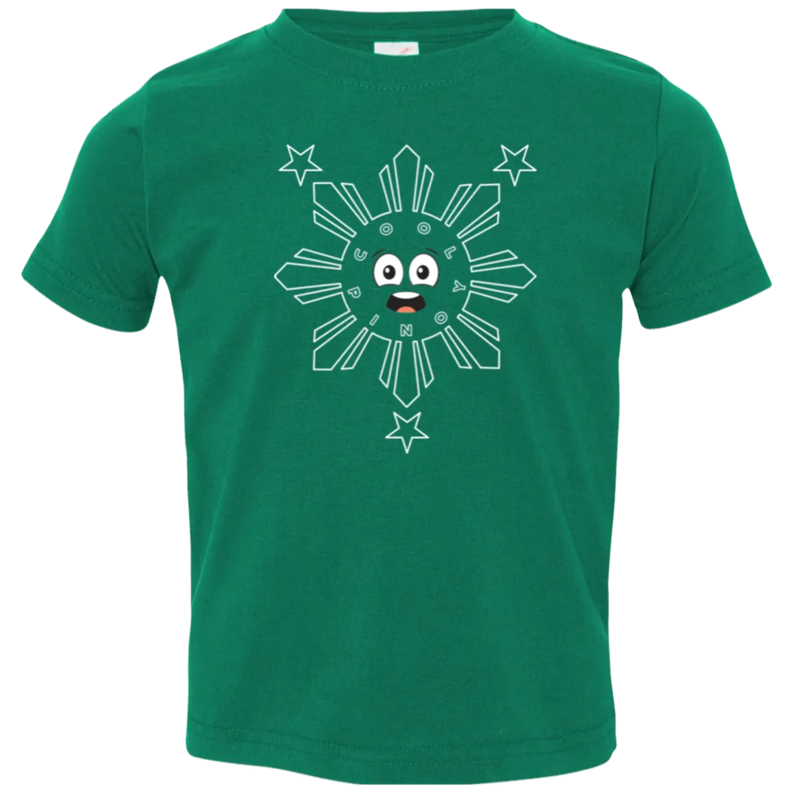 Kids CoolPinoy Sun and Stars Toddler Jersey T-Shirt