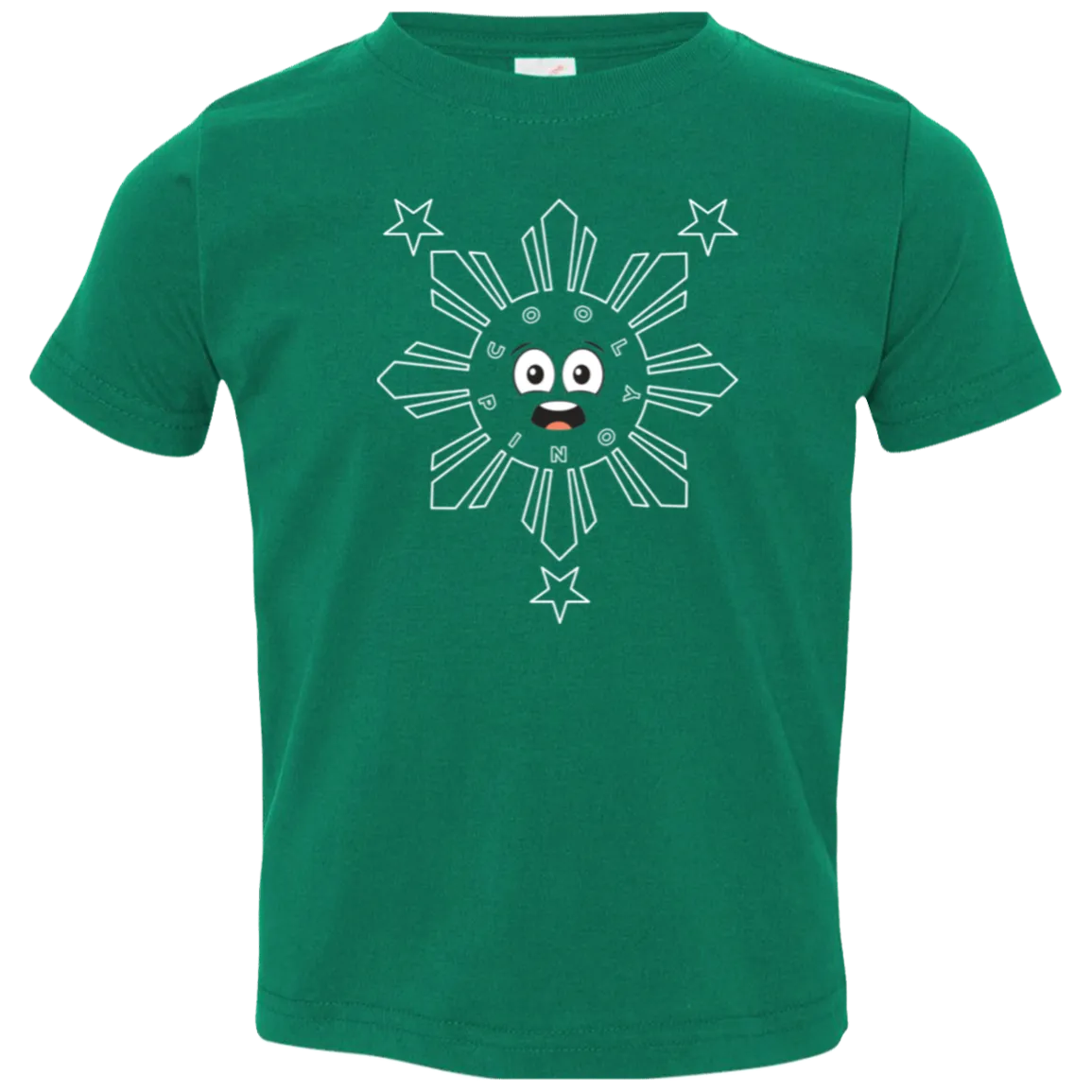 Kids CoolPinoy Sun and Stars Toddler Jersey T-Shirt