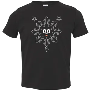 Kids CoolPinoy Sun and Stars Toddler Jersey T-Shirt