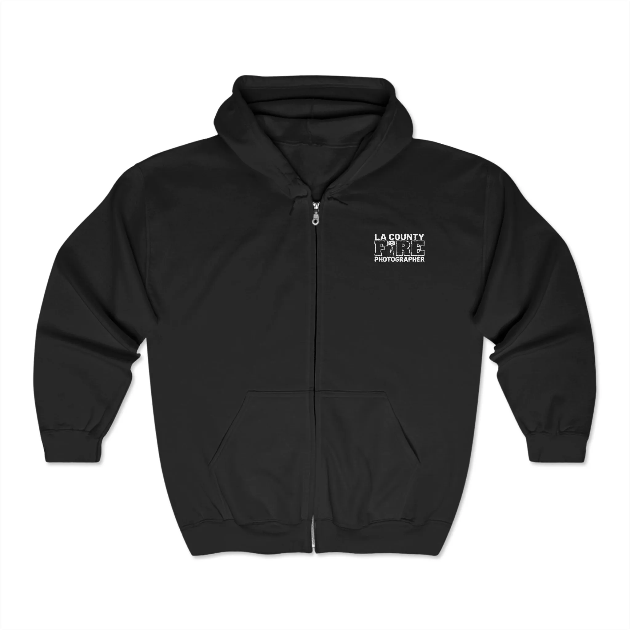 LA County Full Zip Hooded Sweatshirt