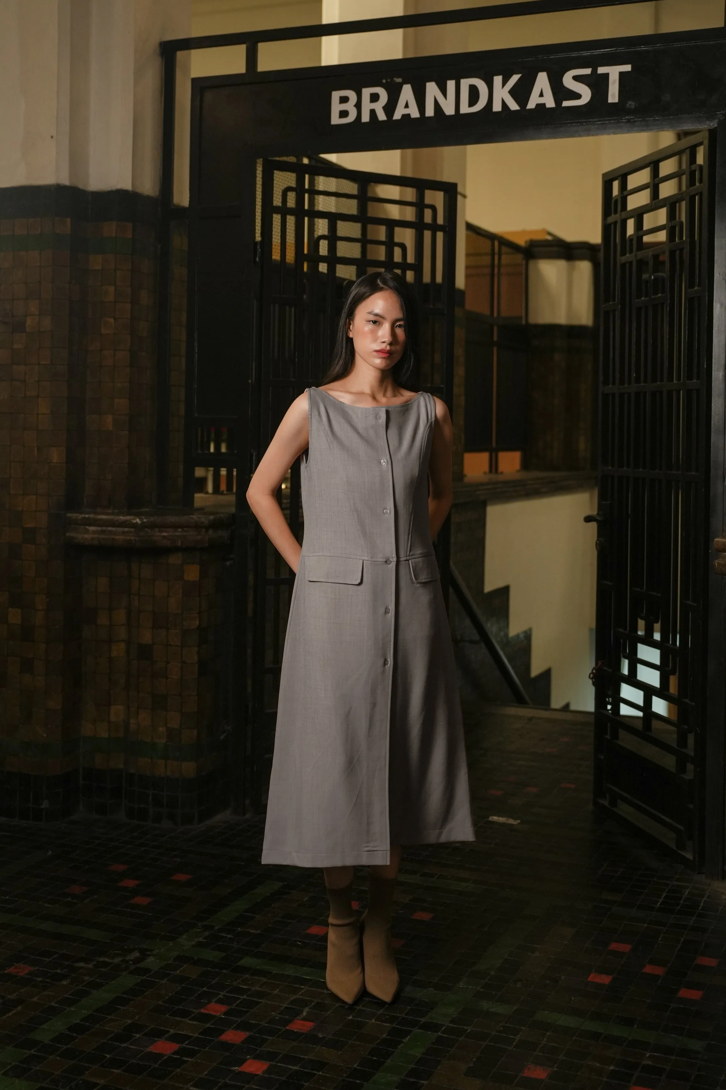 LAMER DRESS IN PECAN