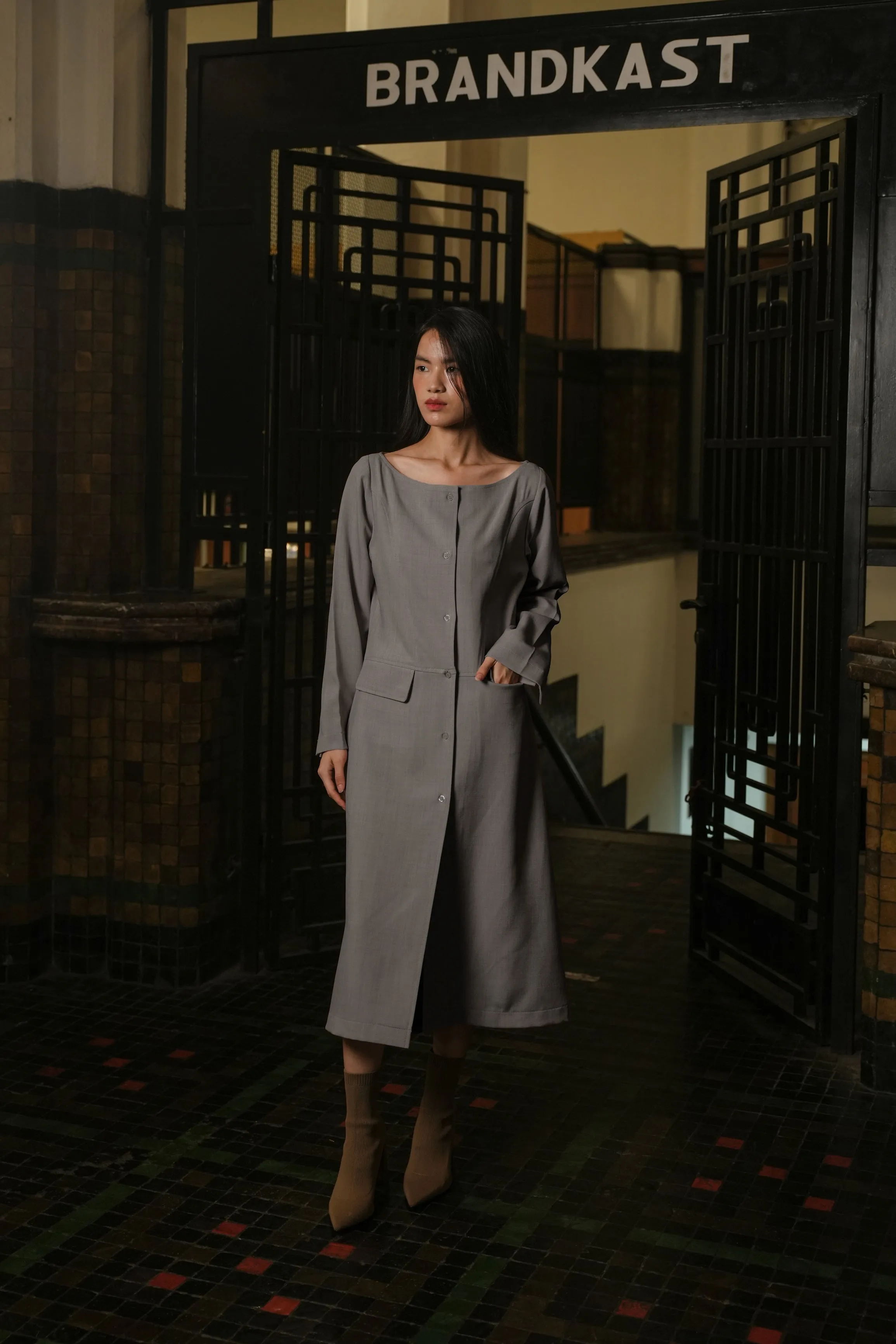 LAMER DRESS IN PECAN
