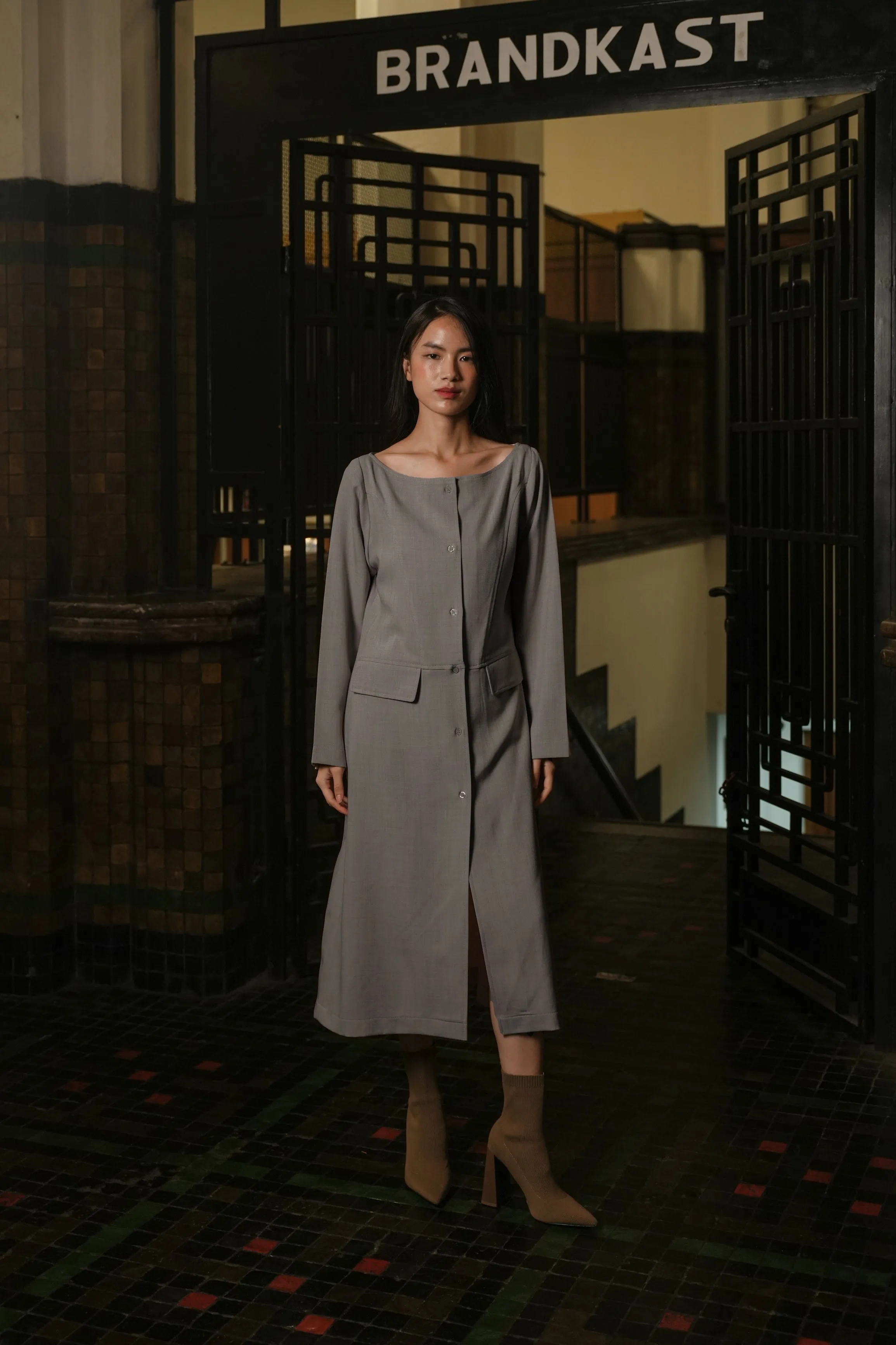 LAMER DRESS IN PECAN