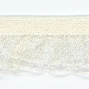 Layered Frill Stretch #106 Ivory