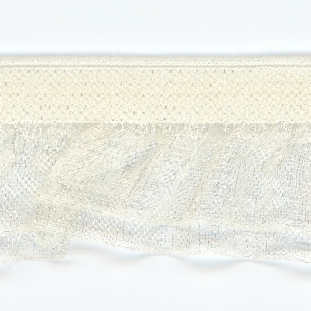 Layered Frill Stretch #106 Ivory