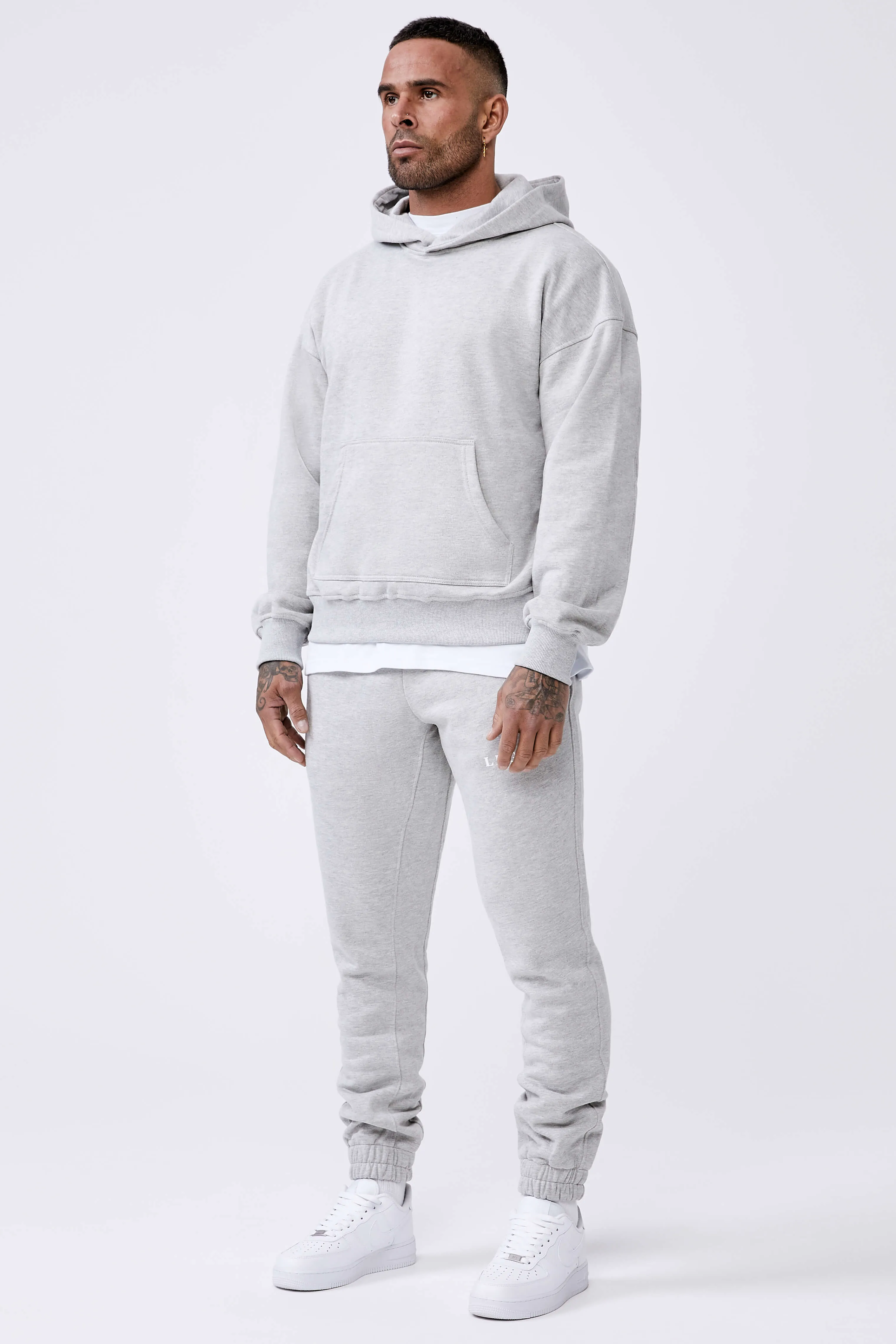 Legend* Basics - Grey Marl Hoodie