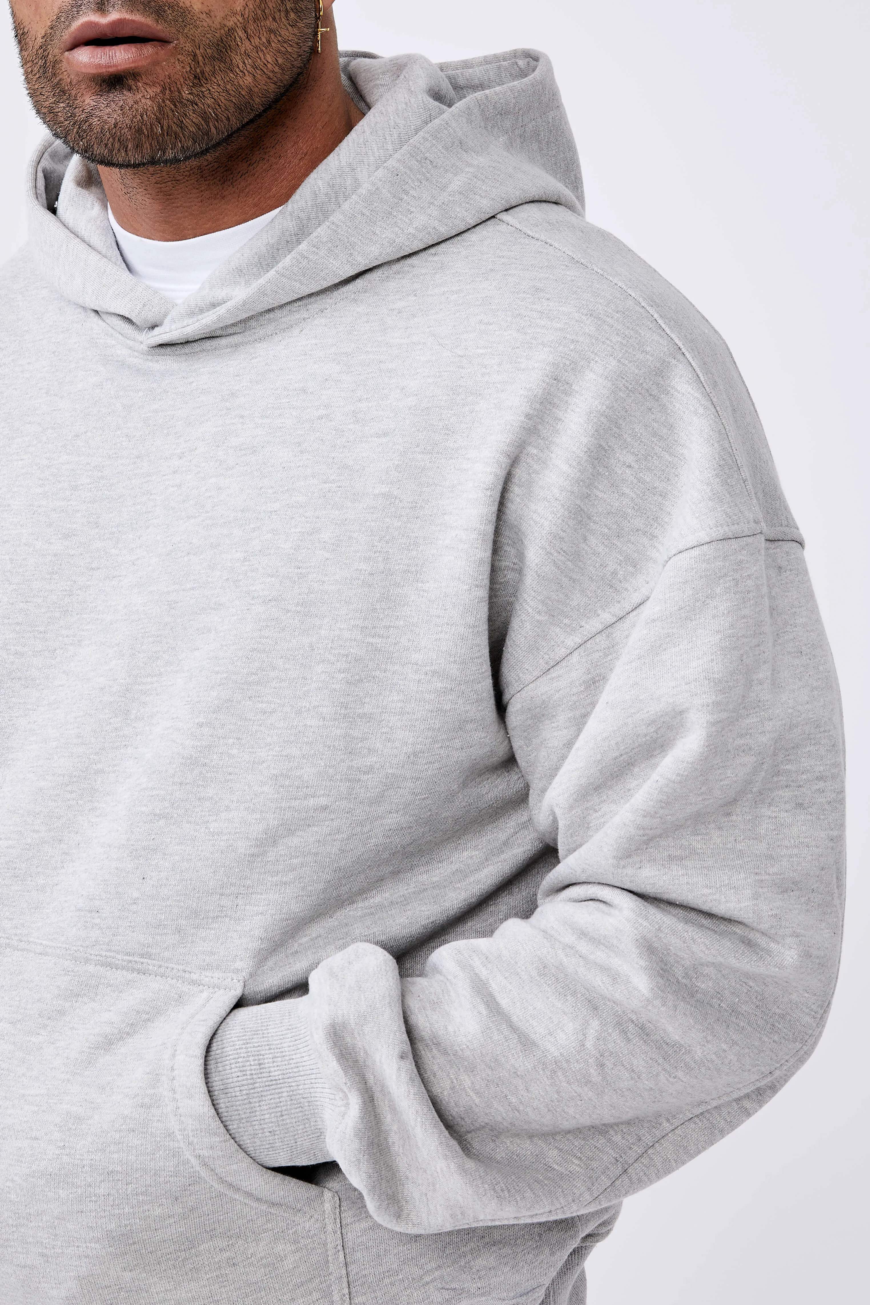 Legend* Basics - Grey Marl Hoodie