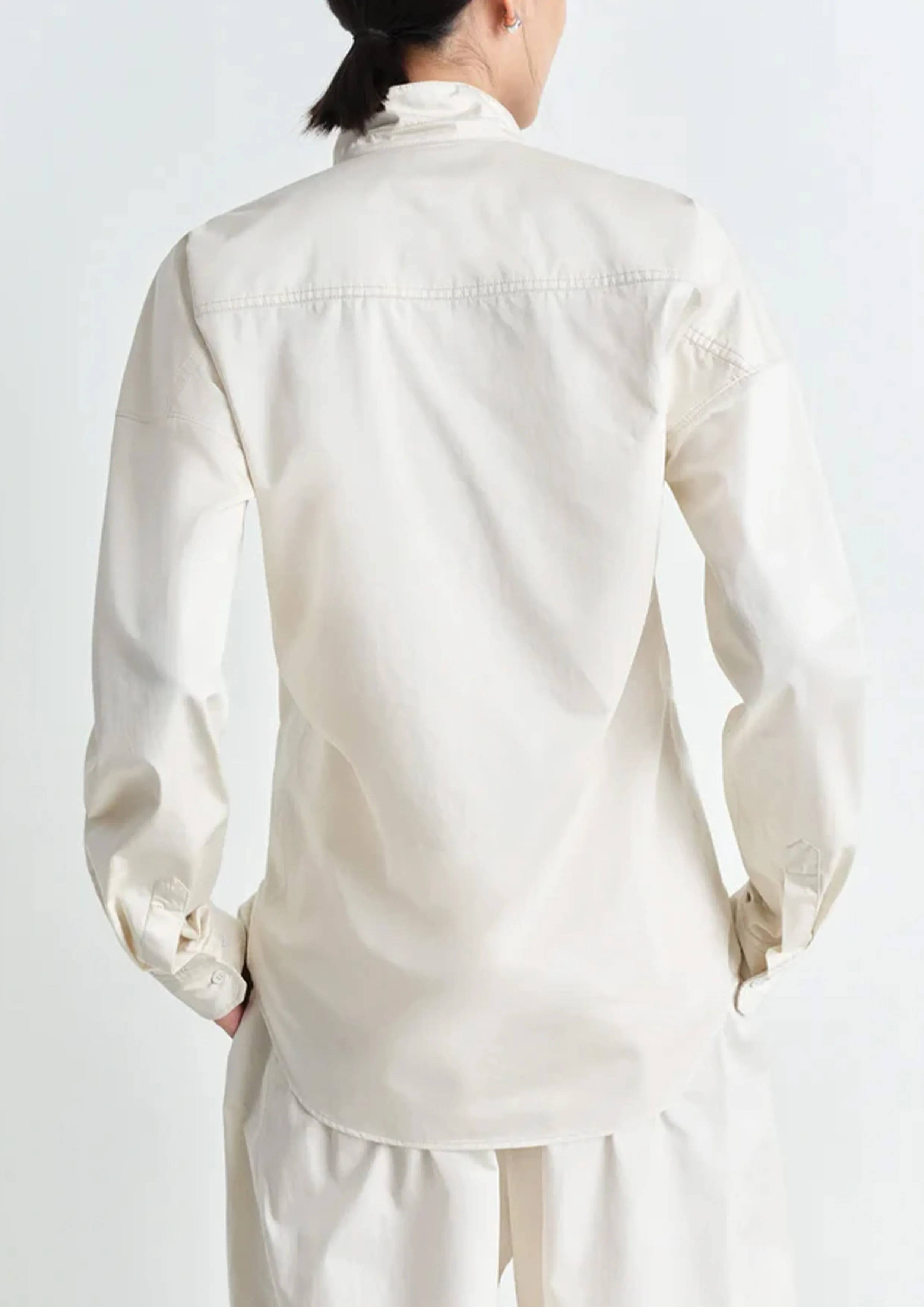 LEMAIRE - FITTED SHIRT CREAMY WHITE