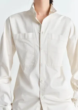 LEMAIRE - FITTED SHIRT CREAMY WHITE